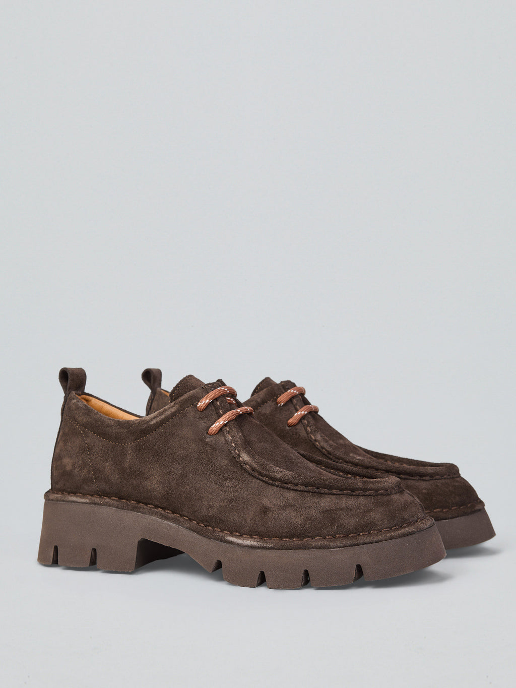 Derby-Schuhe aus Wildleder