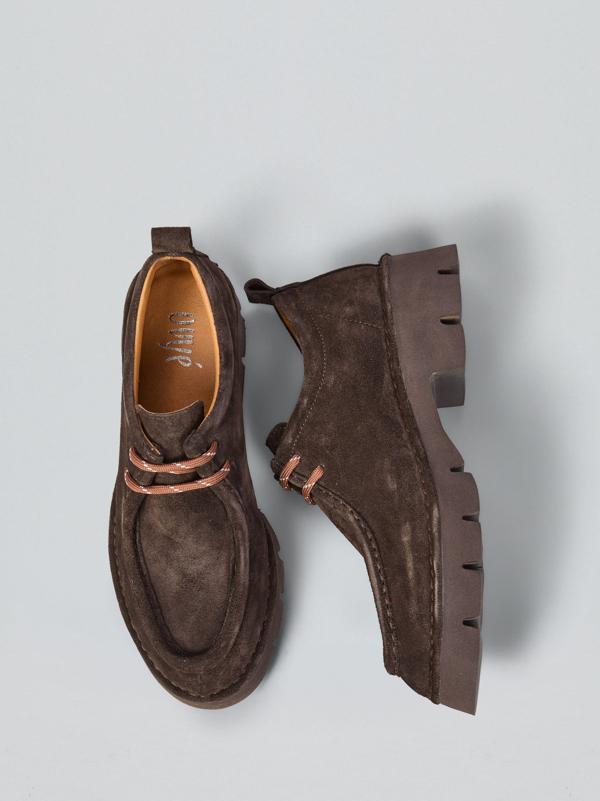 Suede lace-ups