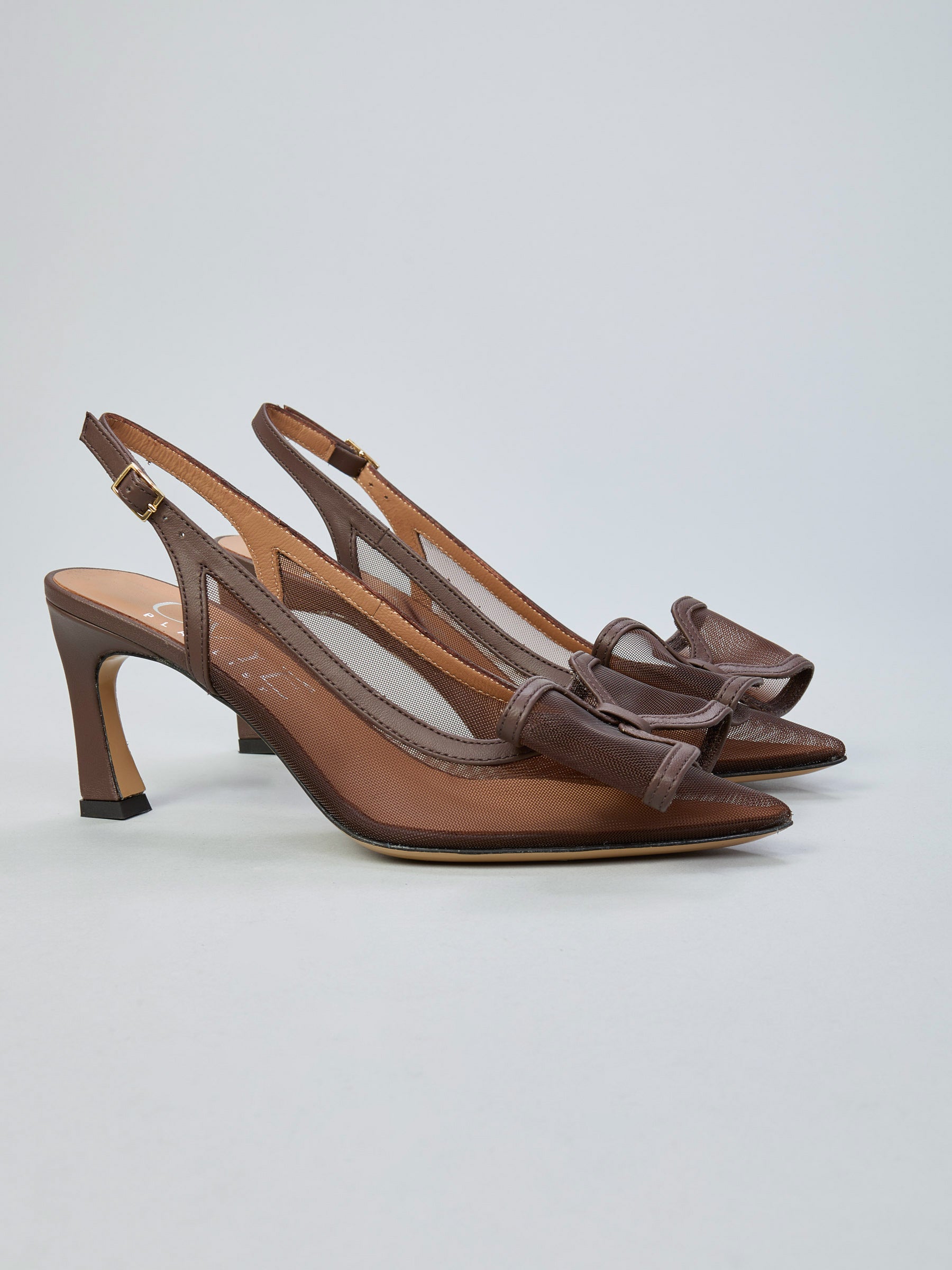 Mesh slingback