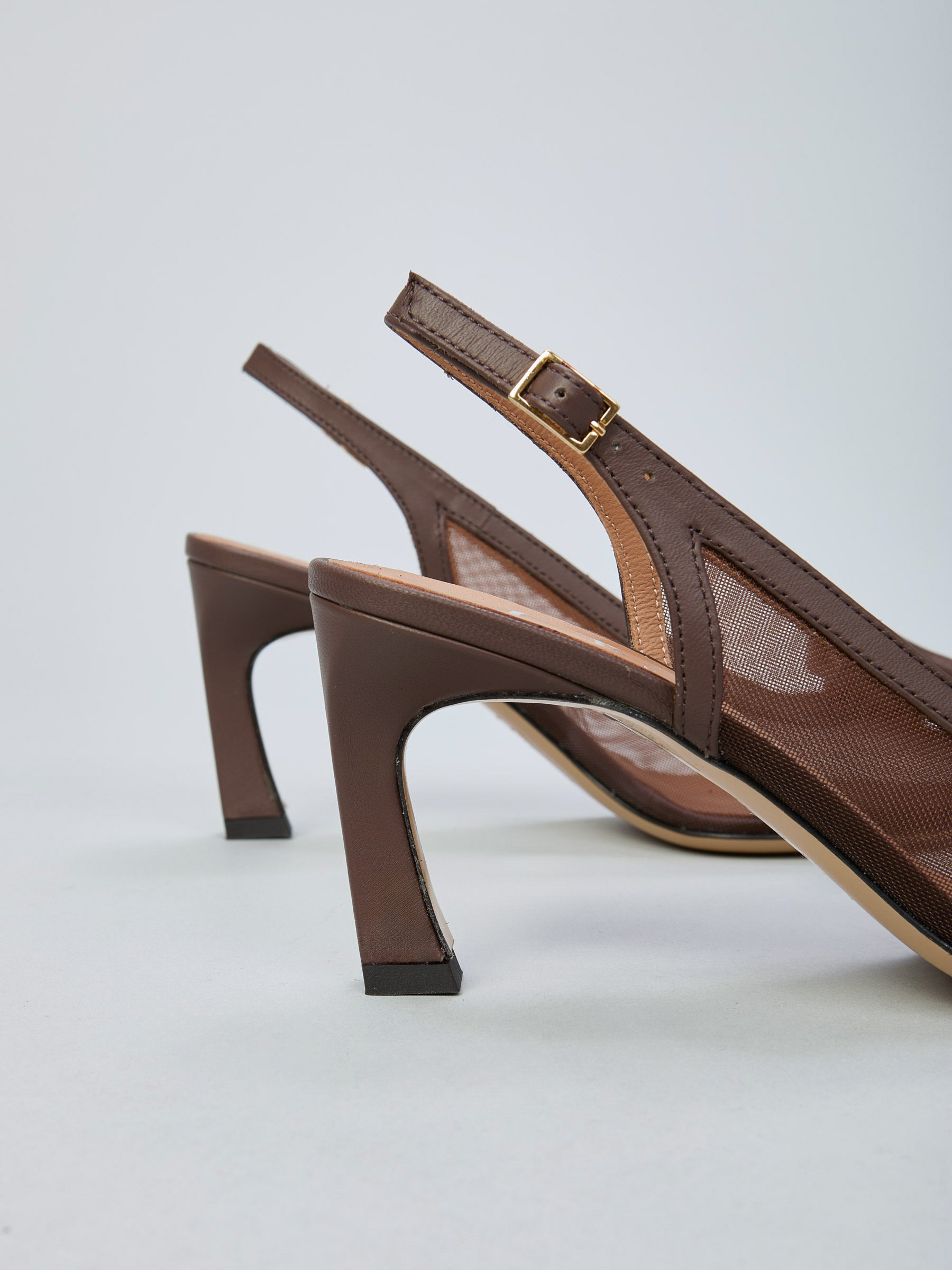 Mesh slingback