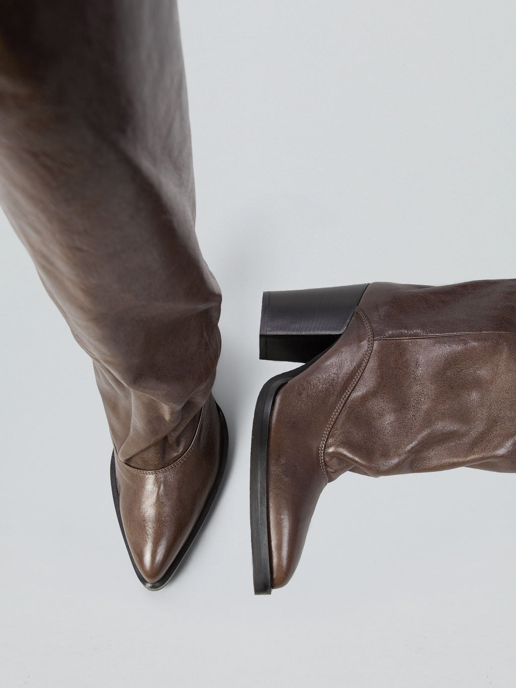 Lederstiefel