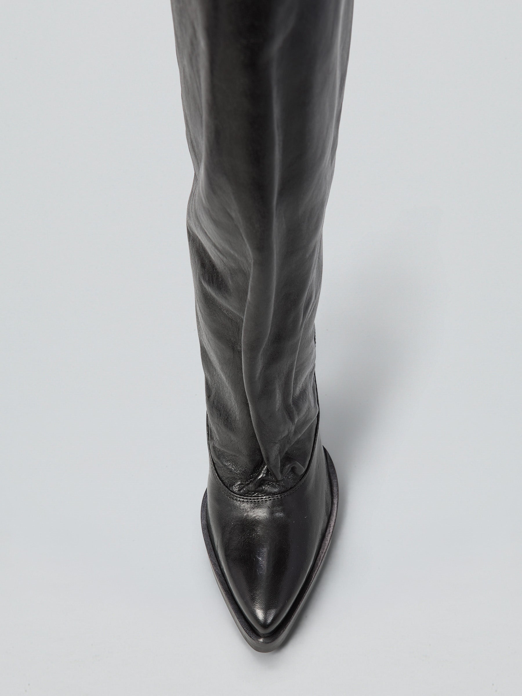 Leather boots