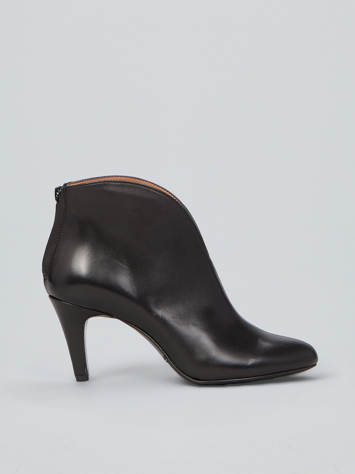 Leather ankle boots
