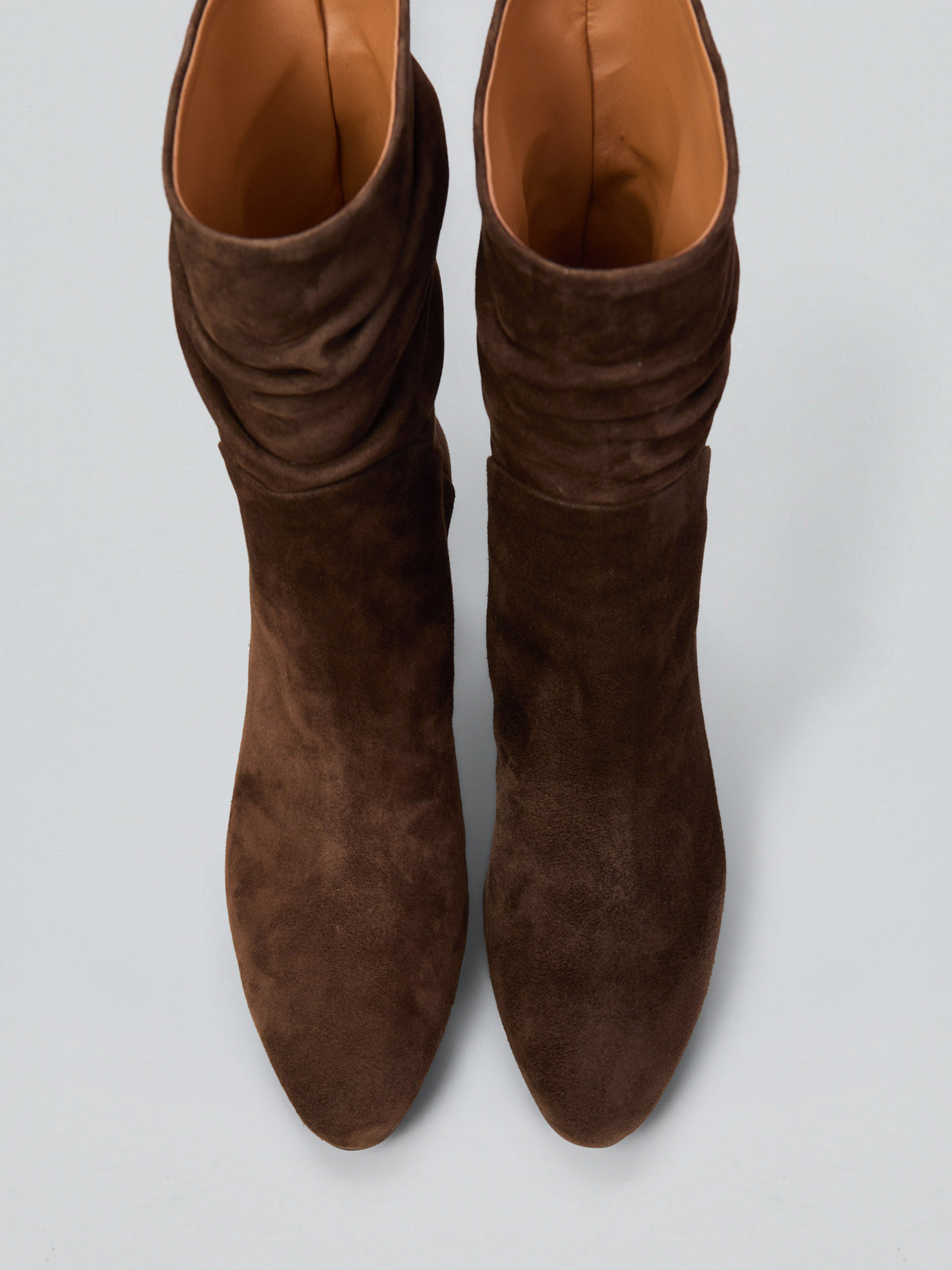 Suede ankle boot