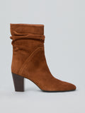 Suede ankle boot