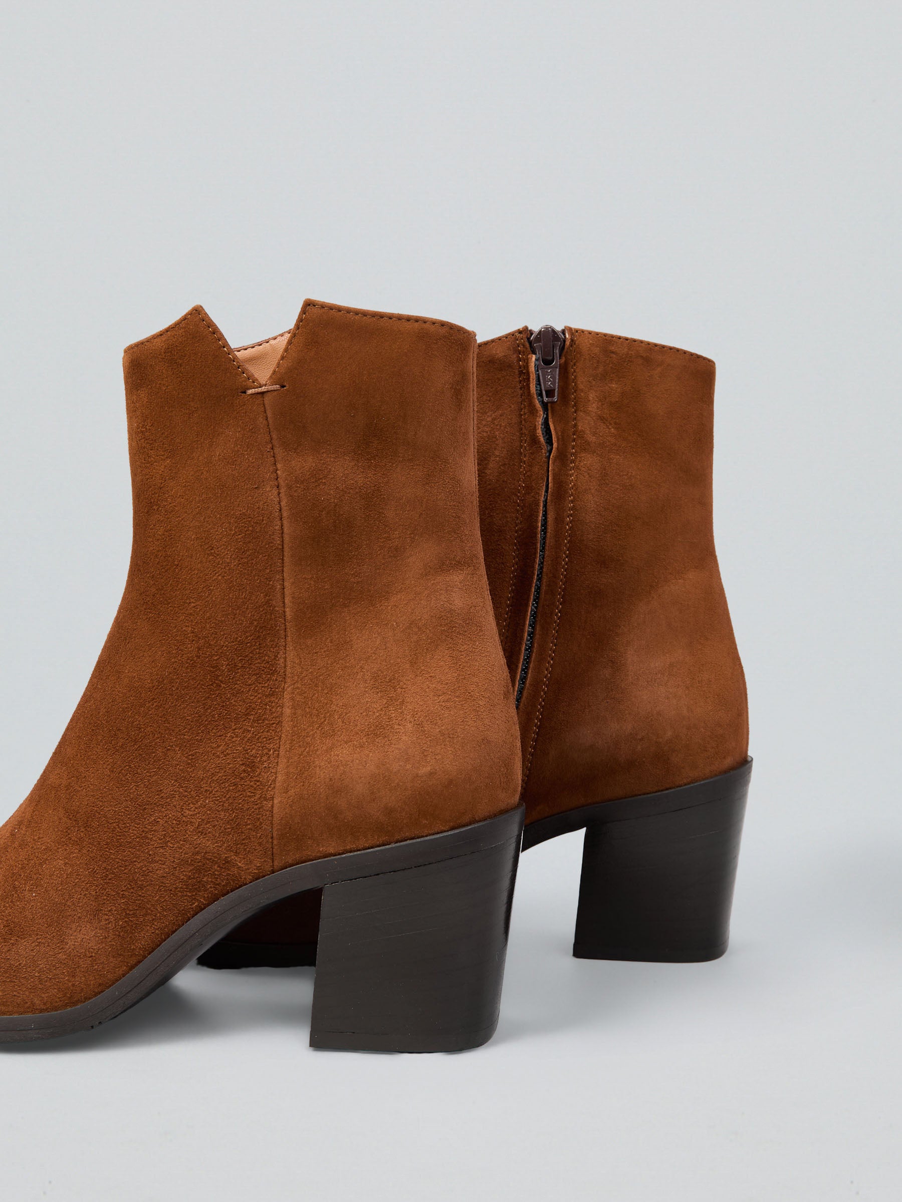 Suede ankle boots