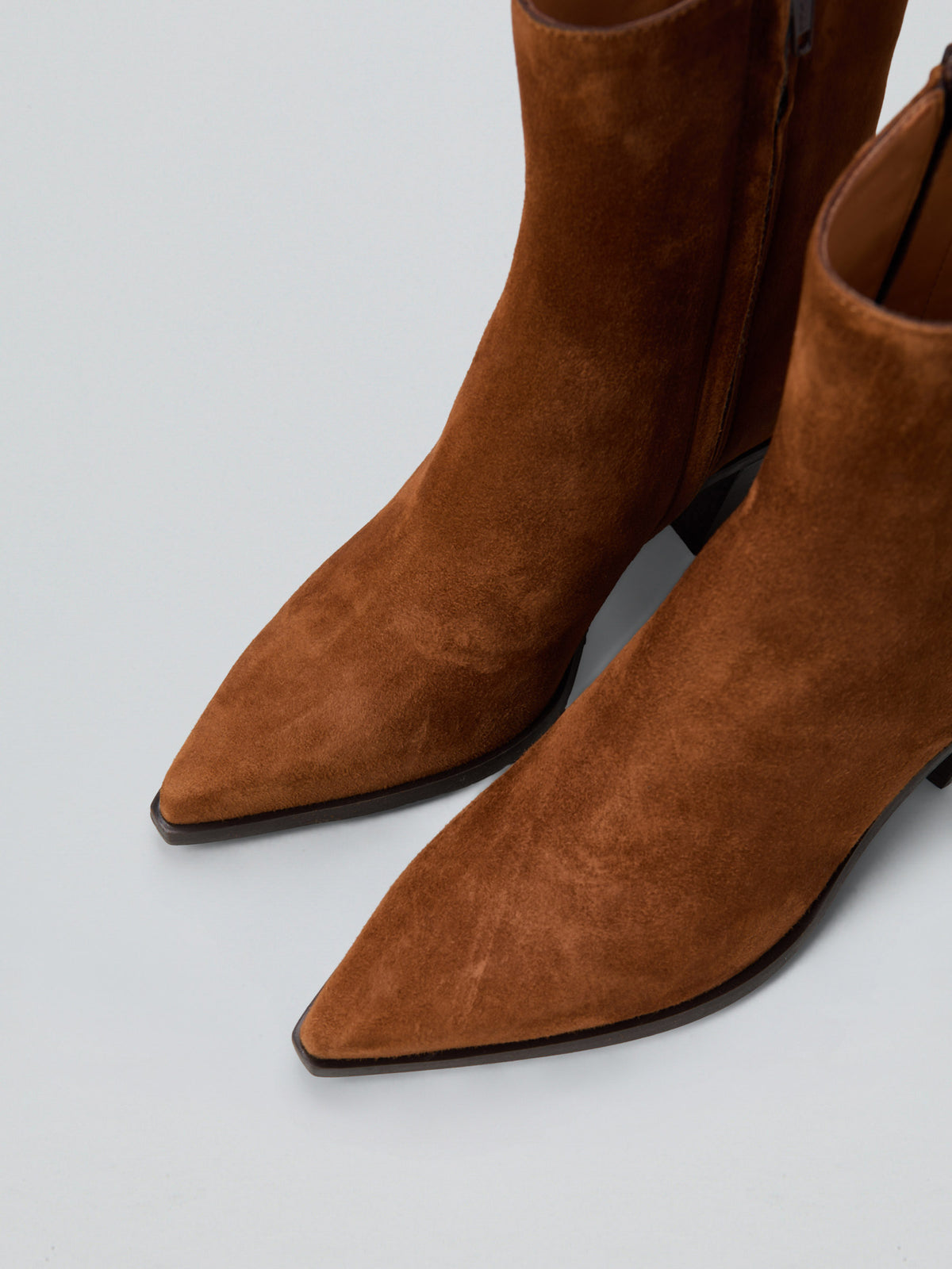 Suede ankle boots