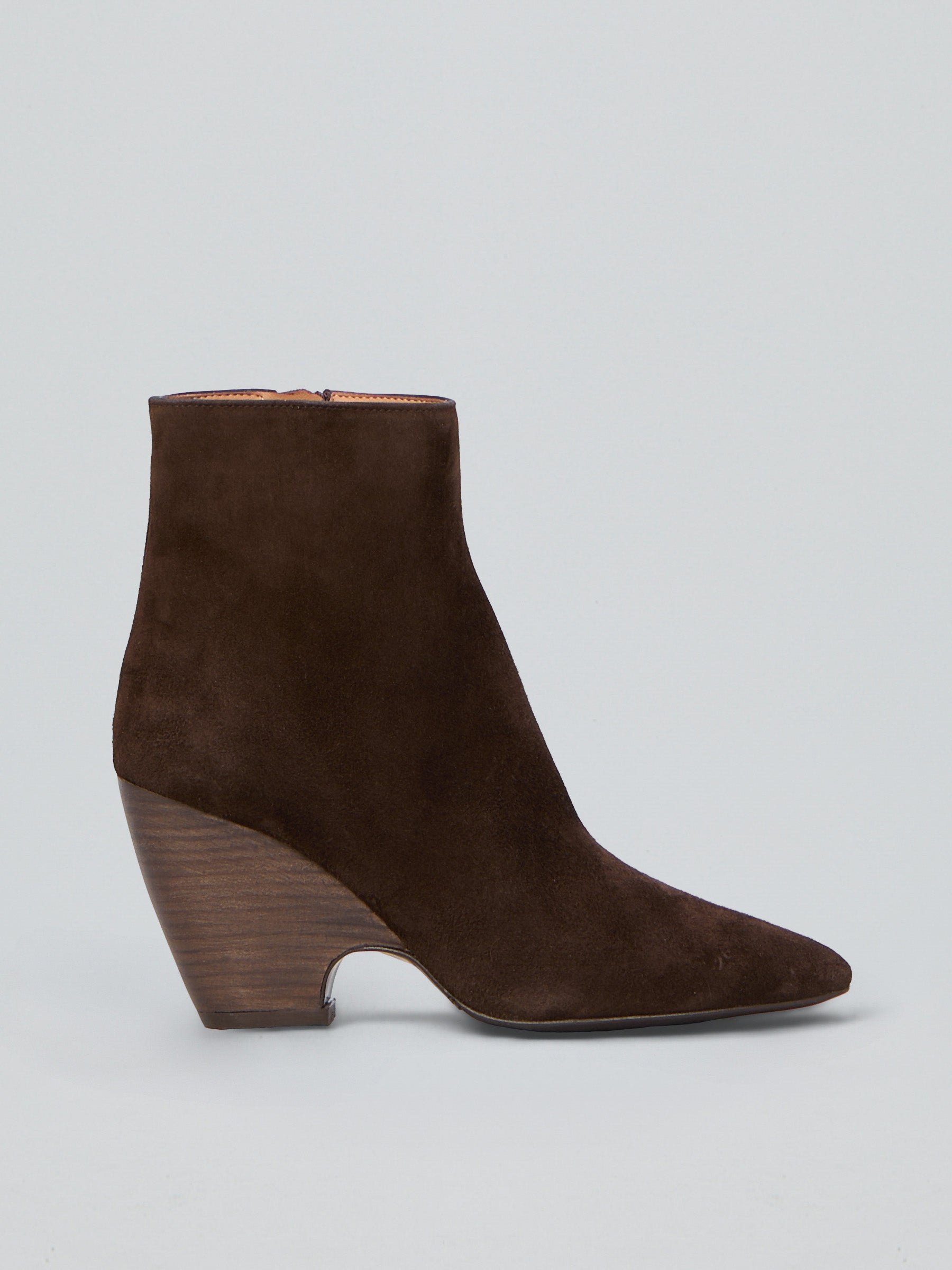 Suede ankle boots