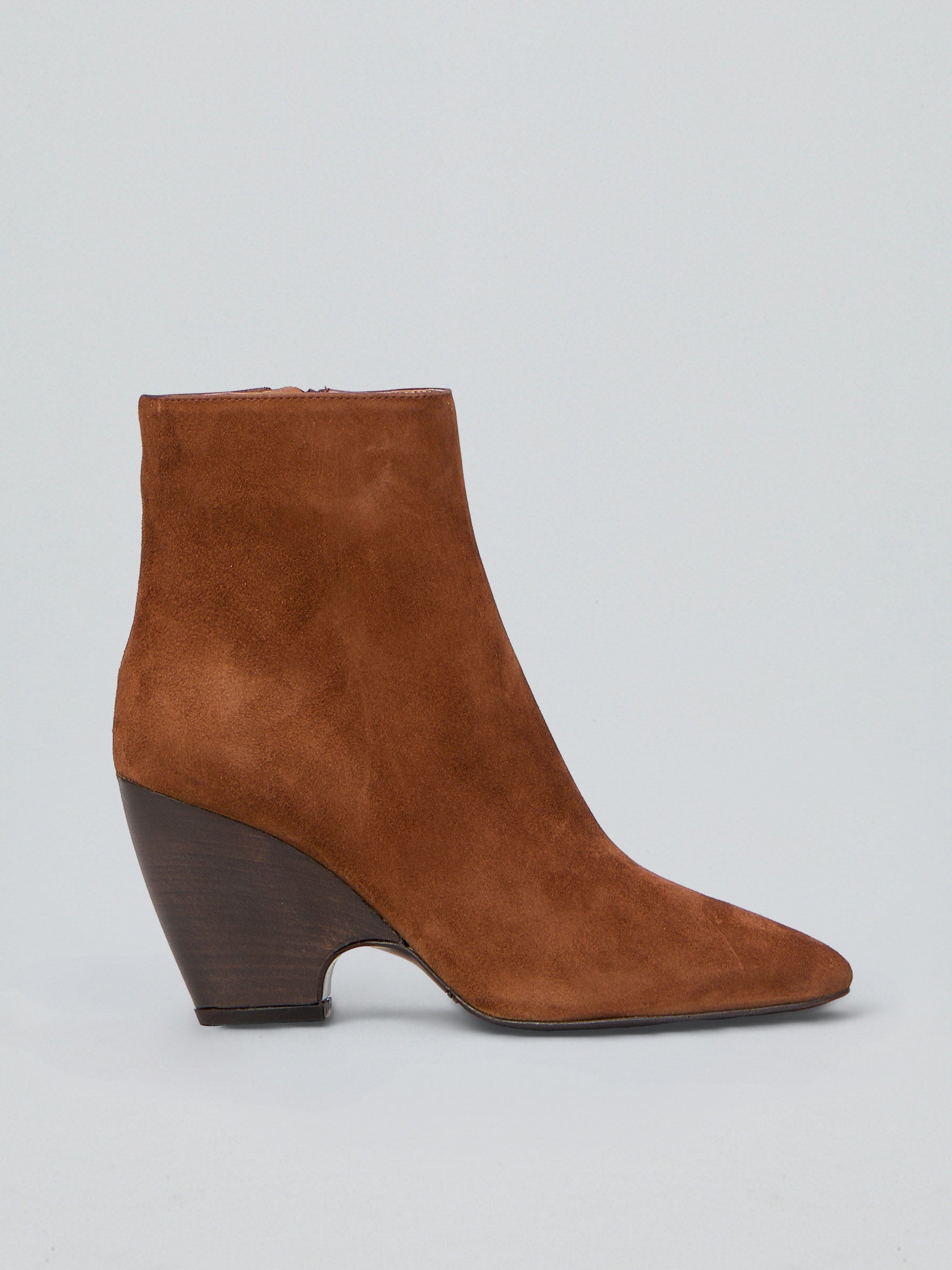 Suede ankle boots