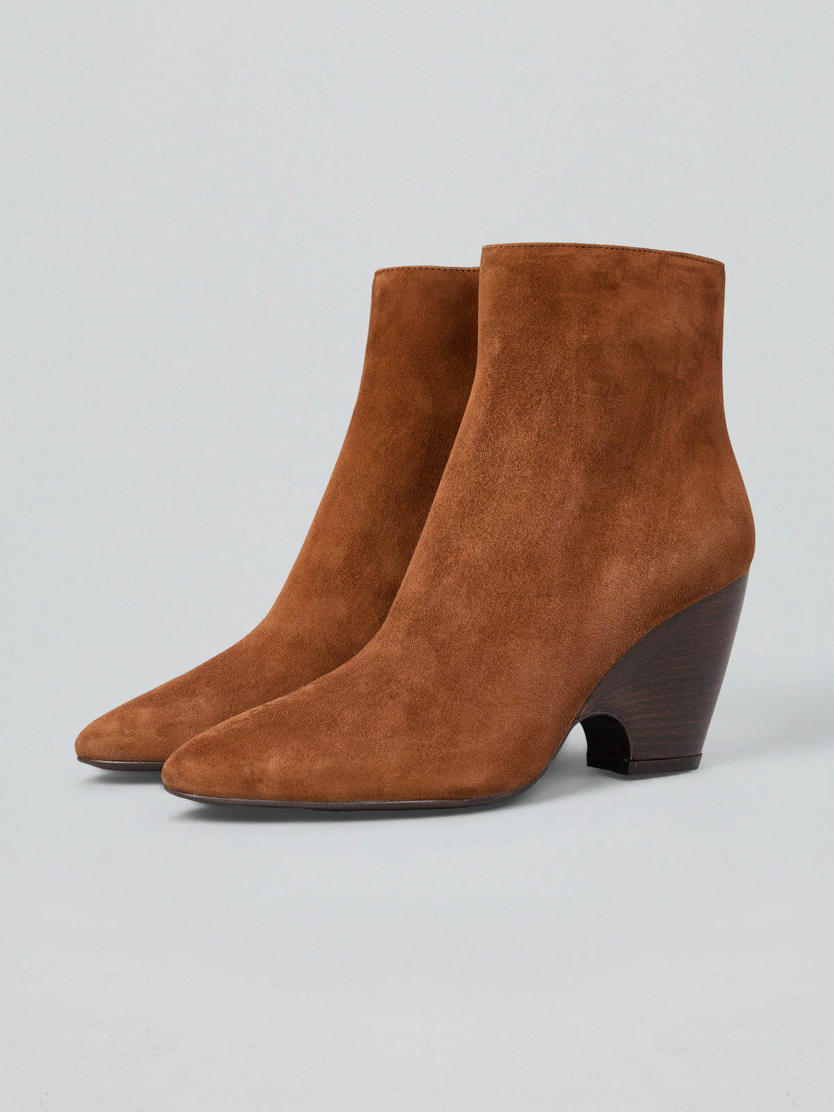 Suede ankle boots