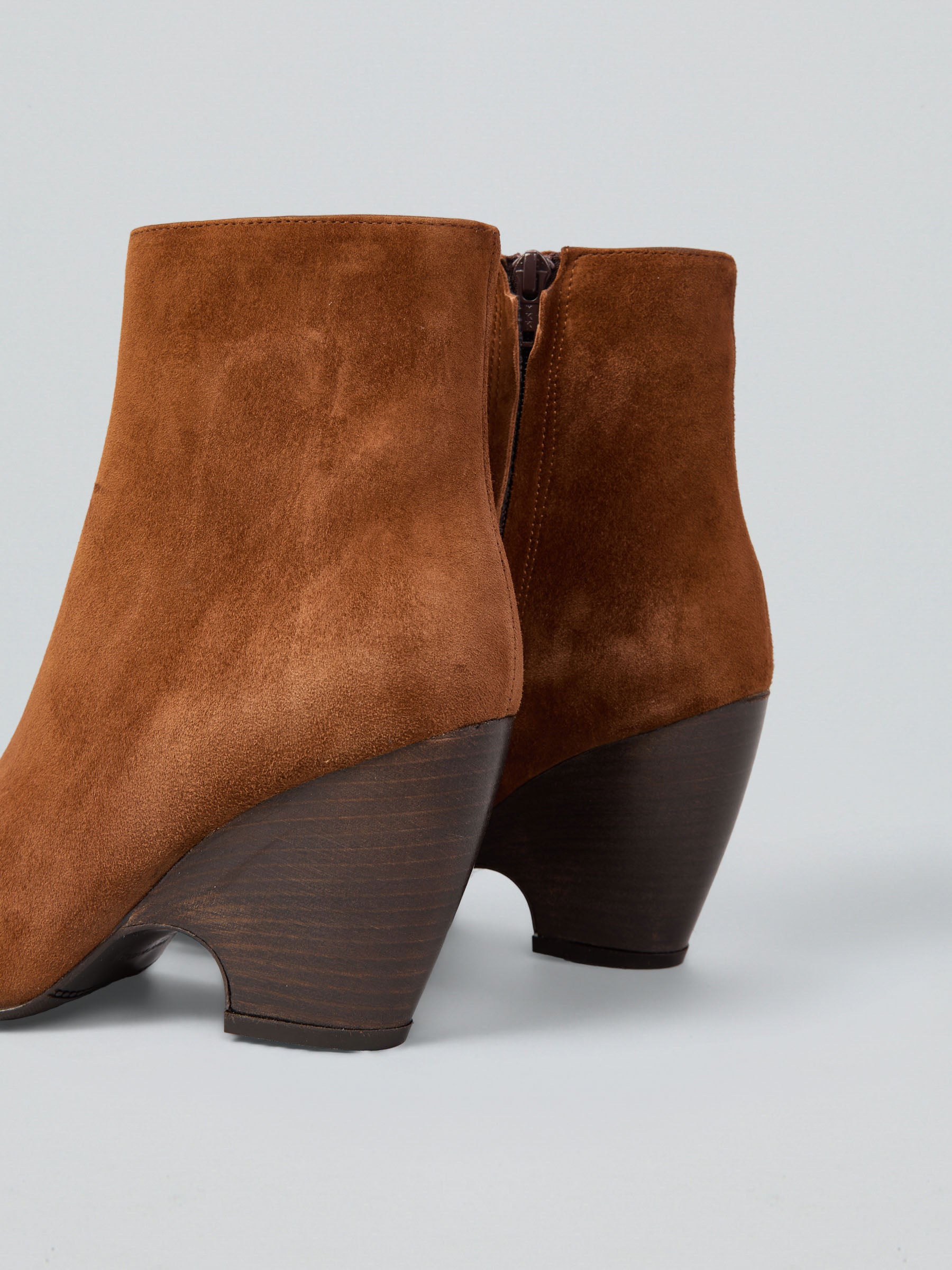 Suede ankle boots