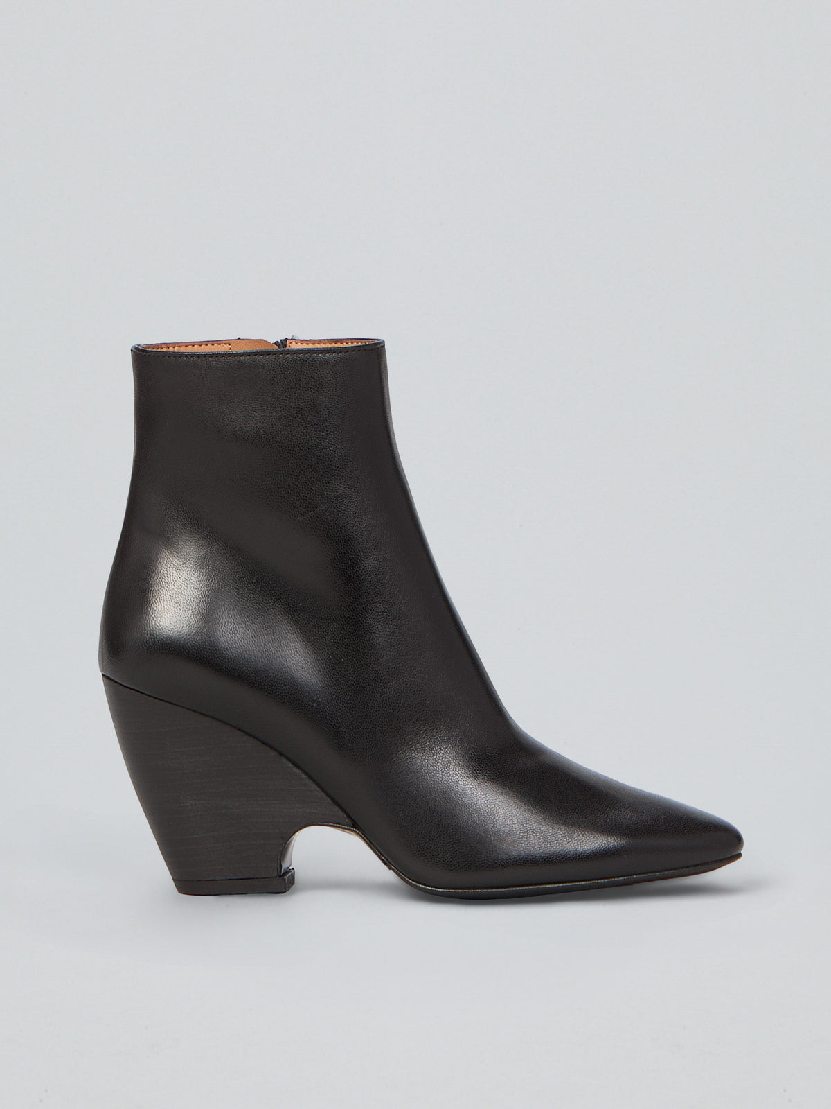Leather ankle boots