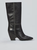 Leather boots
