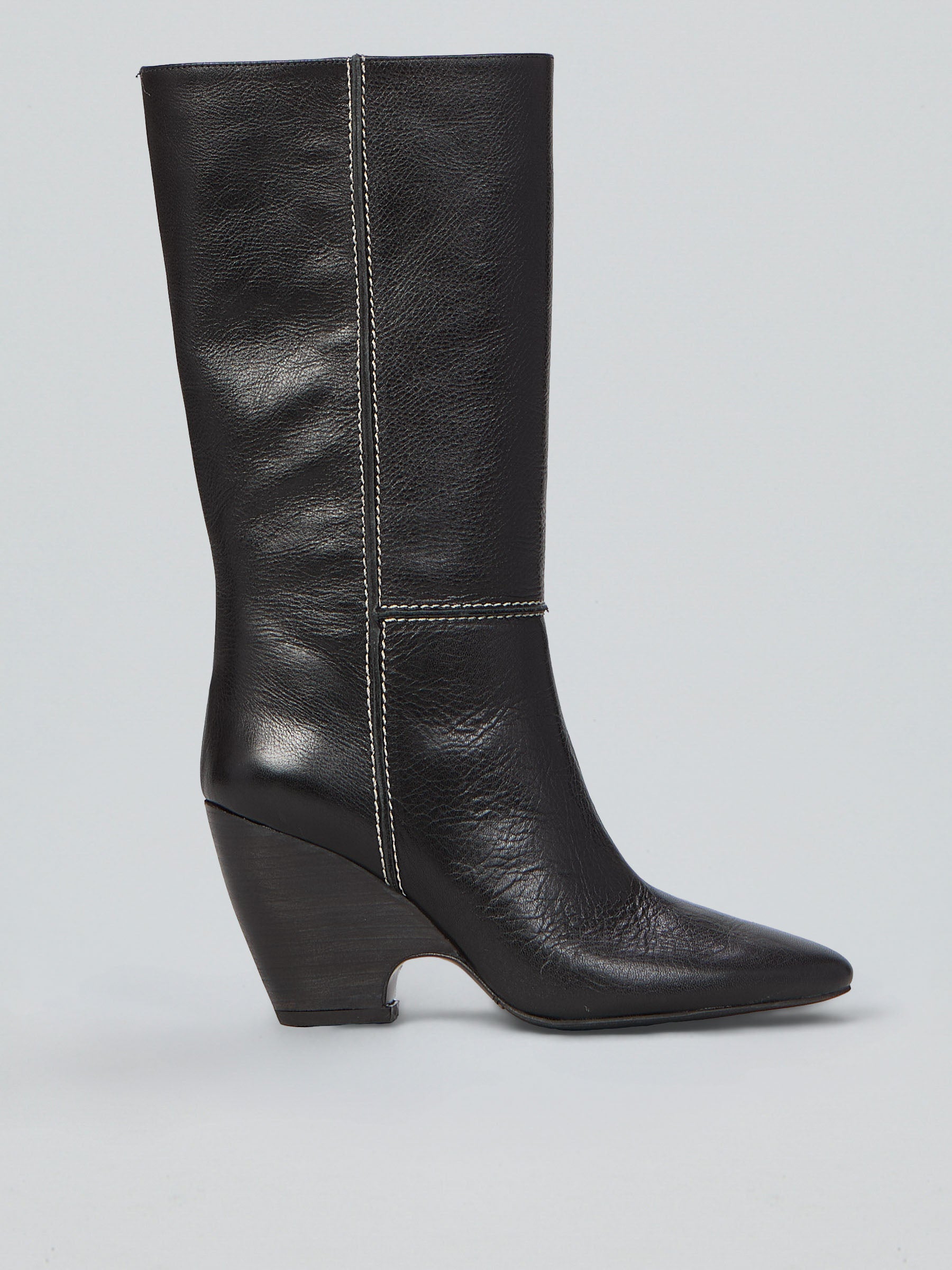 Leather boots