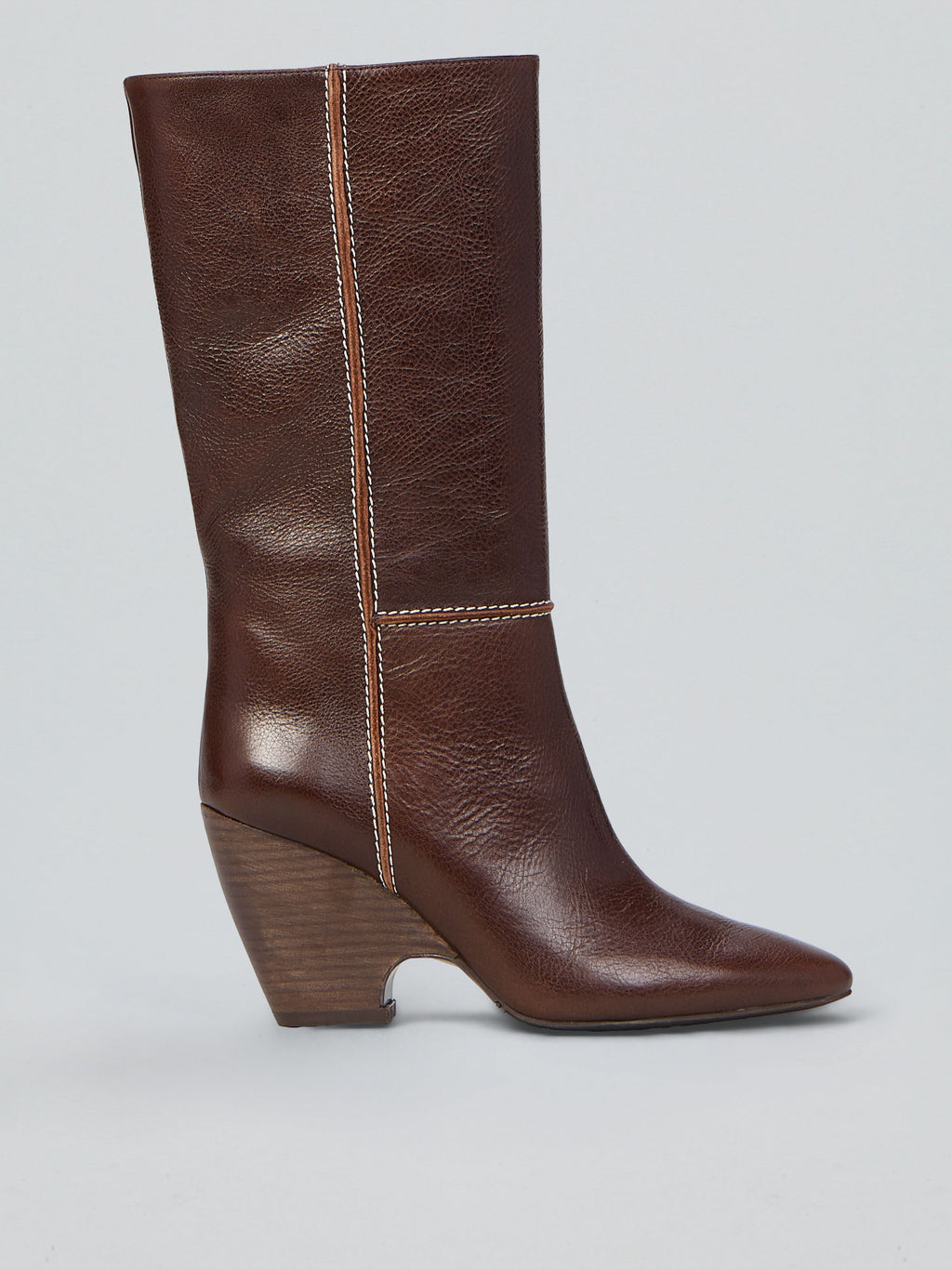 Leather boots