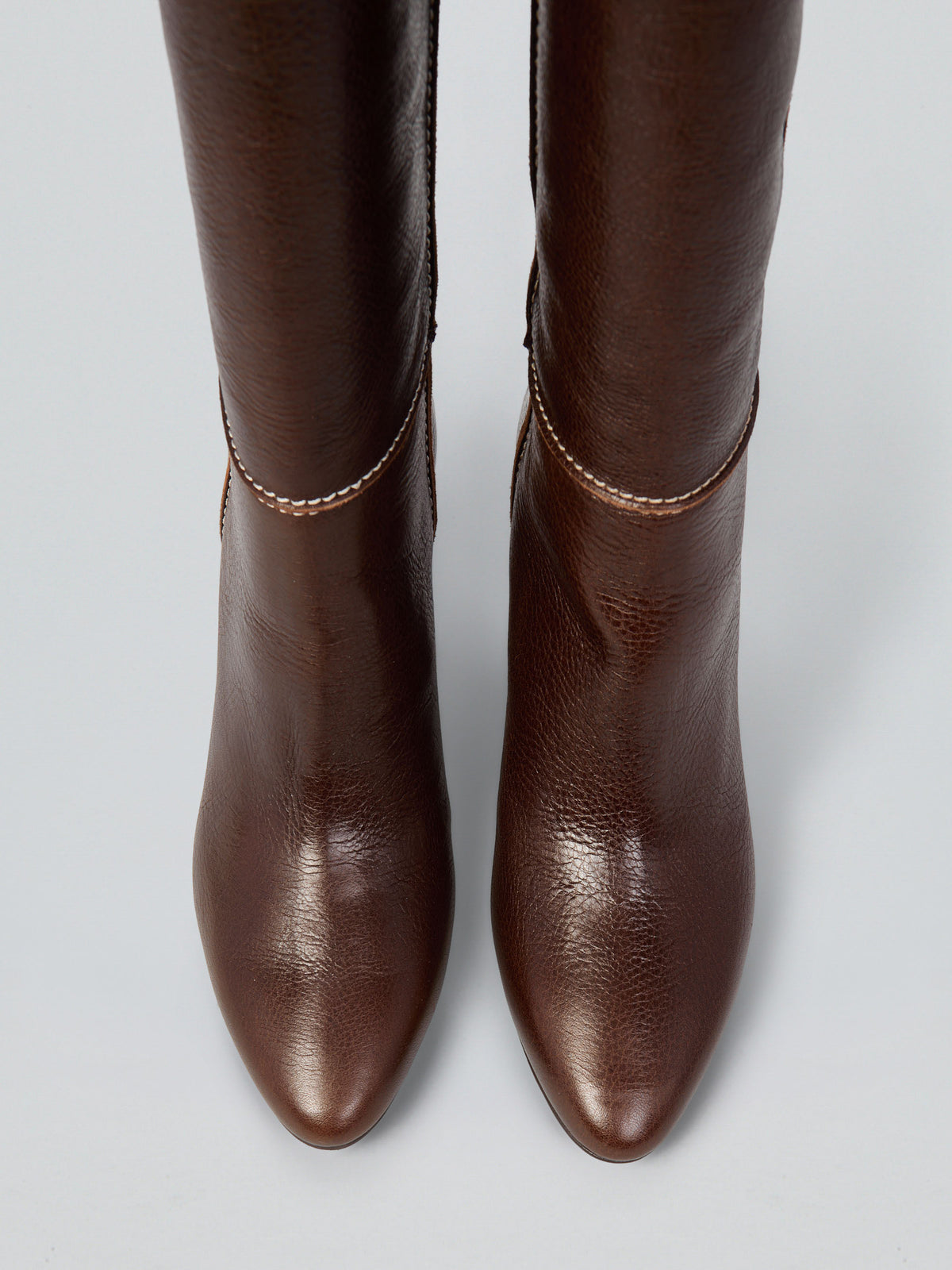 Leather boots