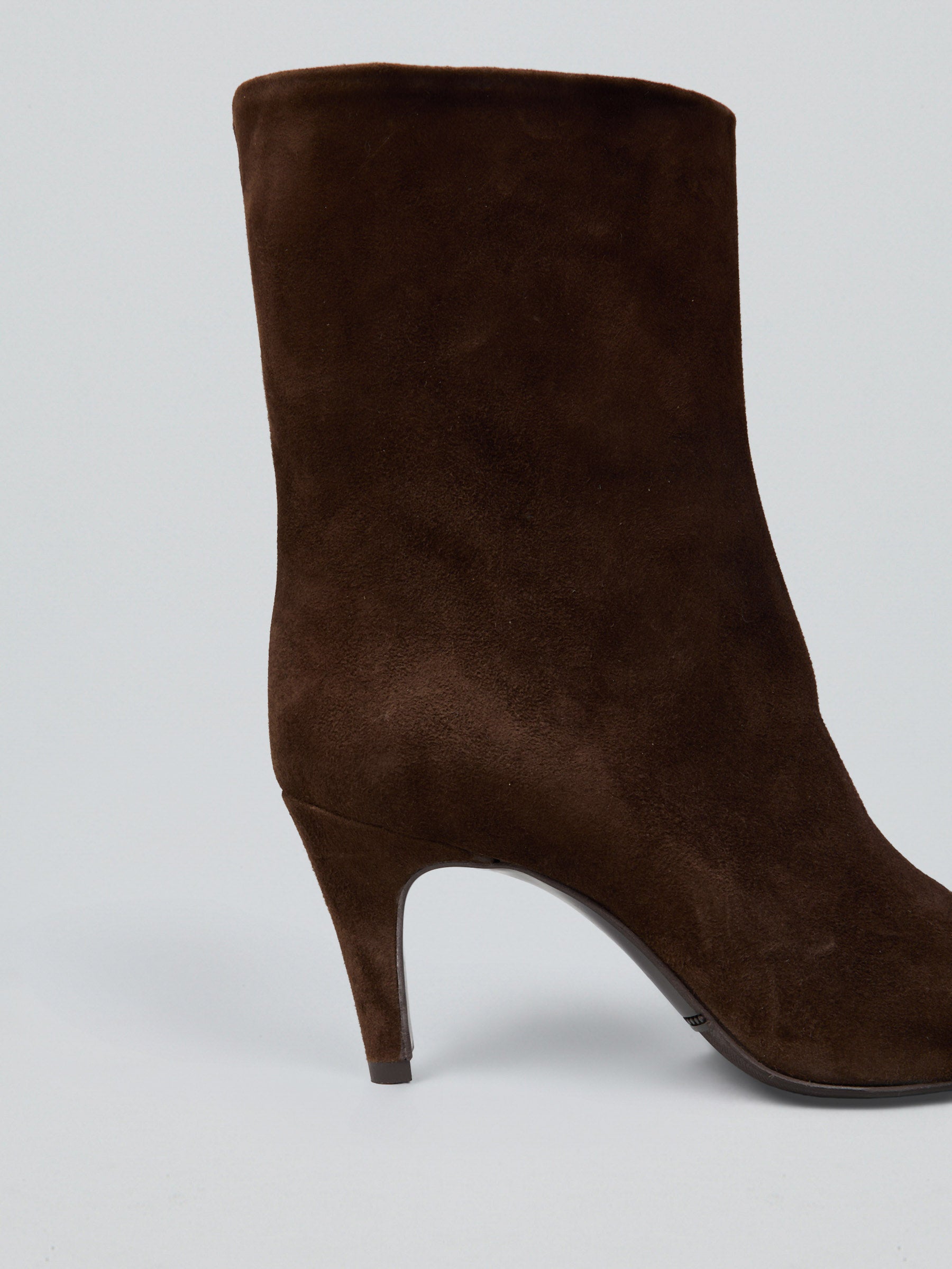 Suede ankle boots