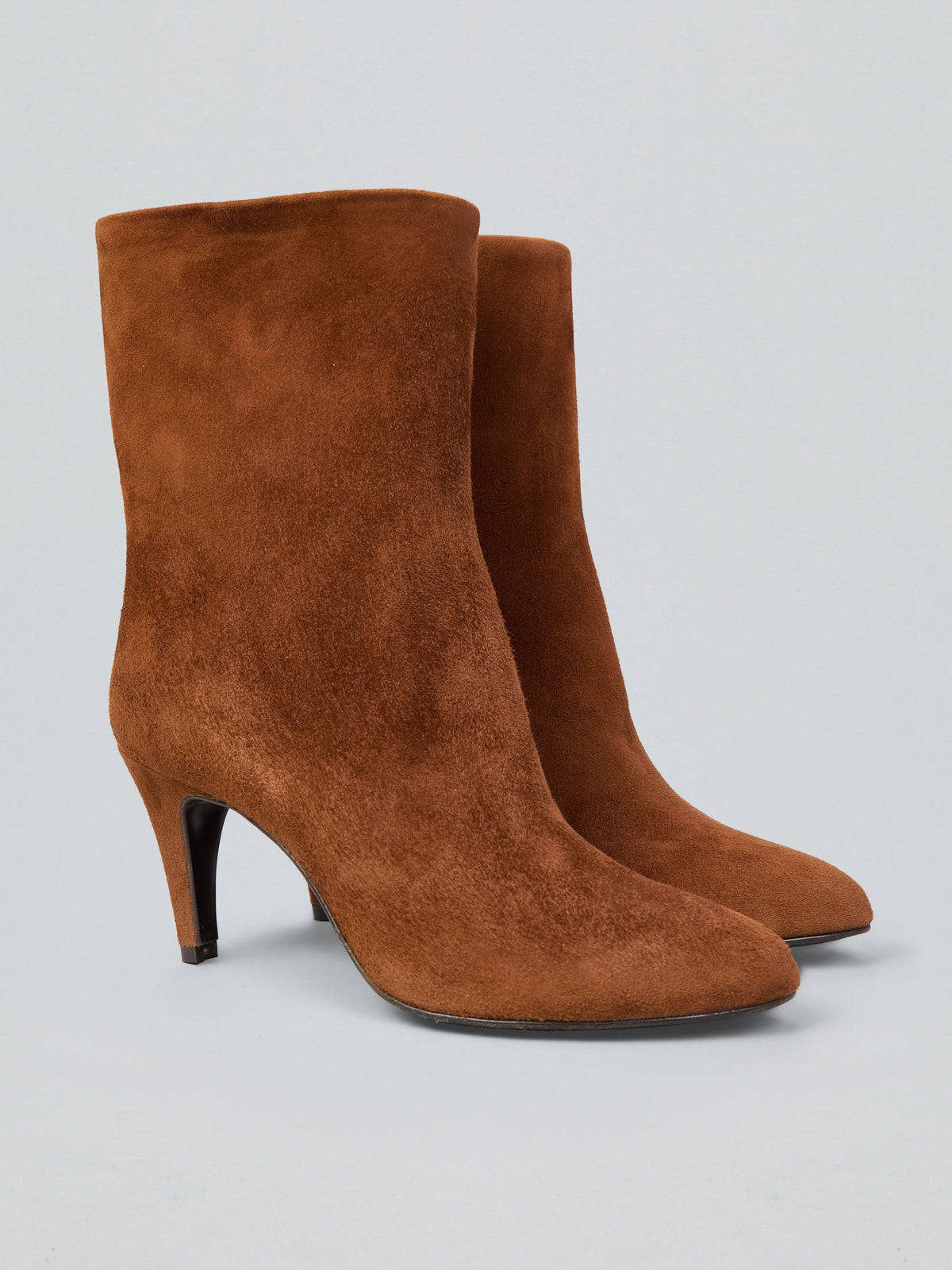 Suede ankle boots