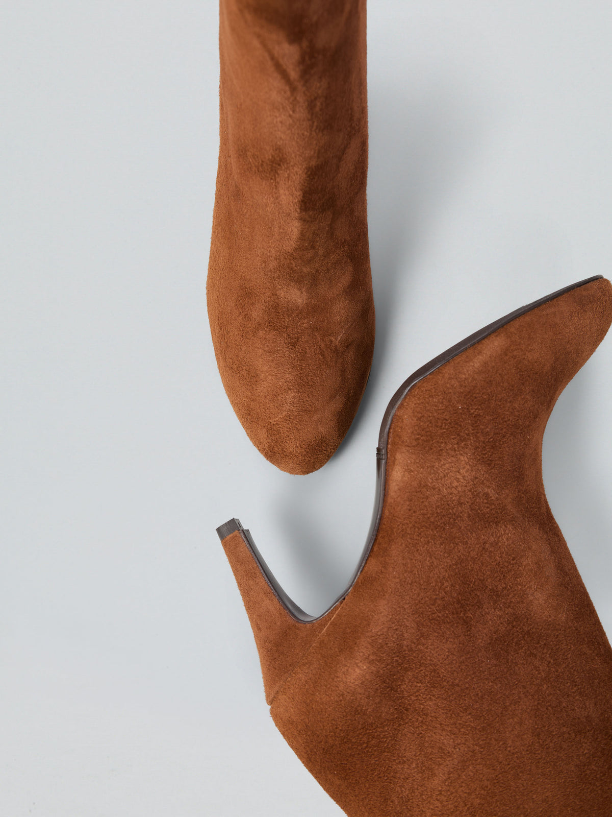 Suede ankle boots