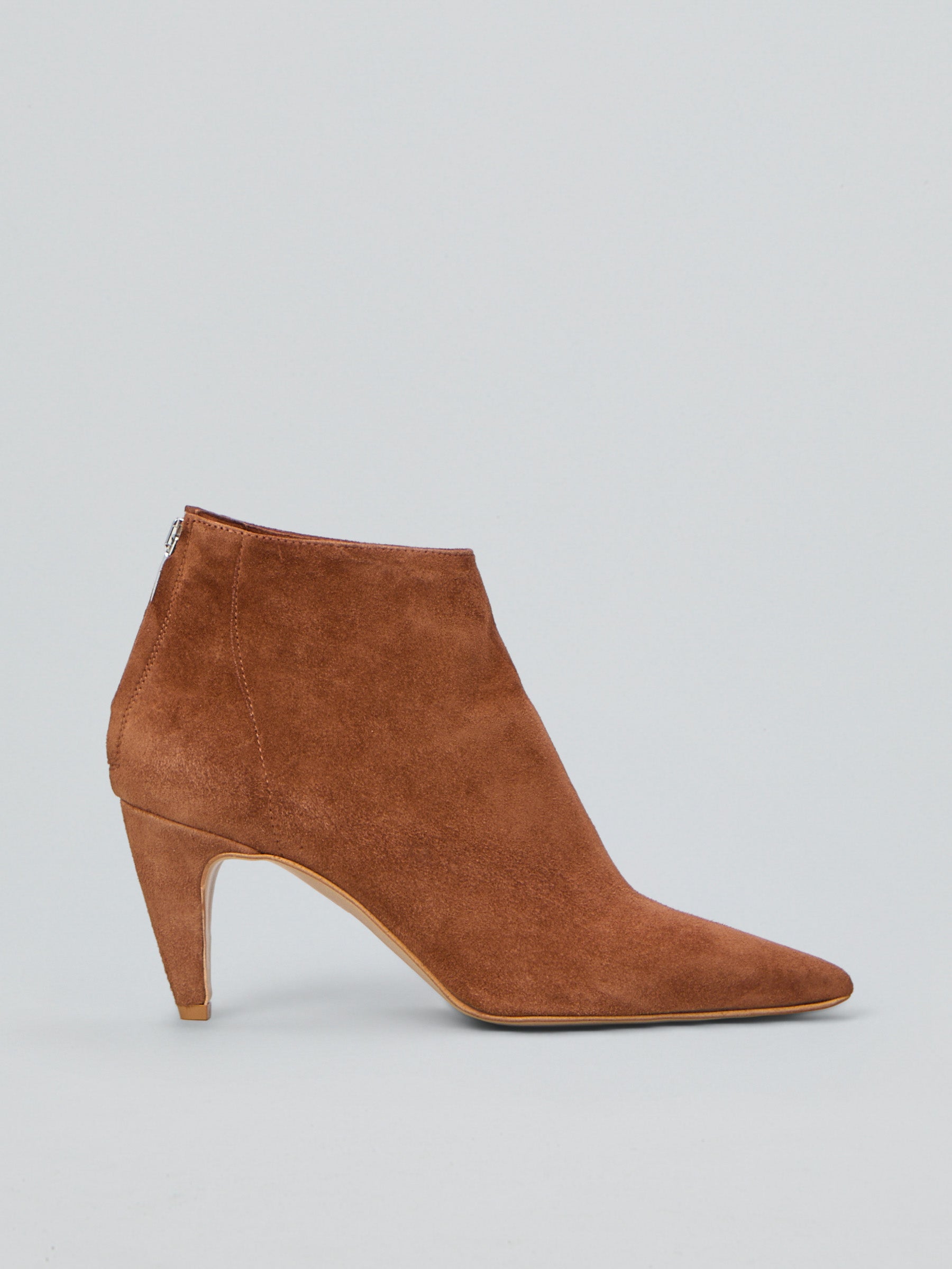 Suede ankle boots