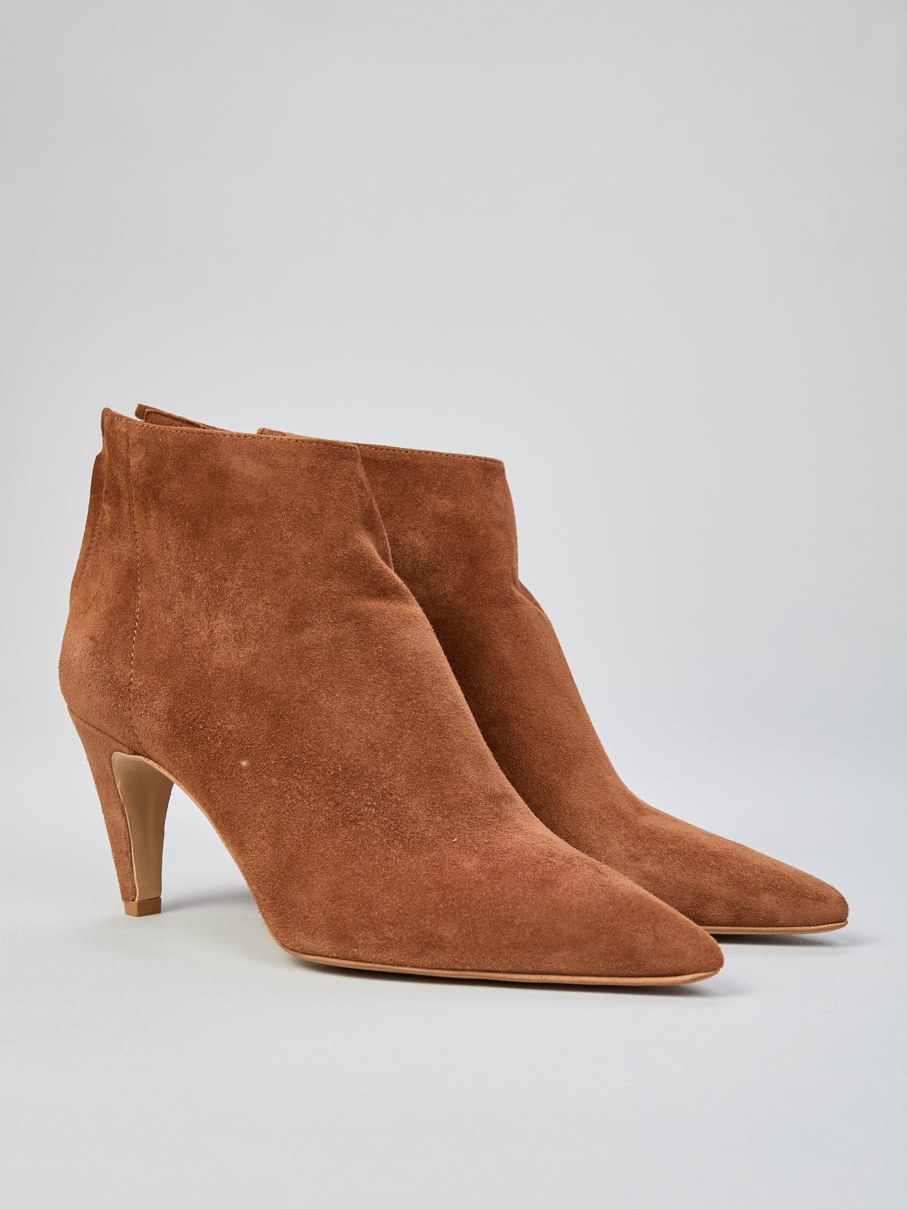 Suede ankle boots