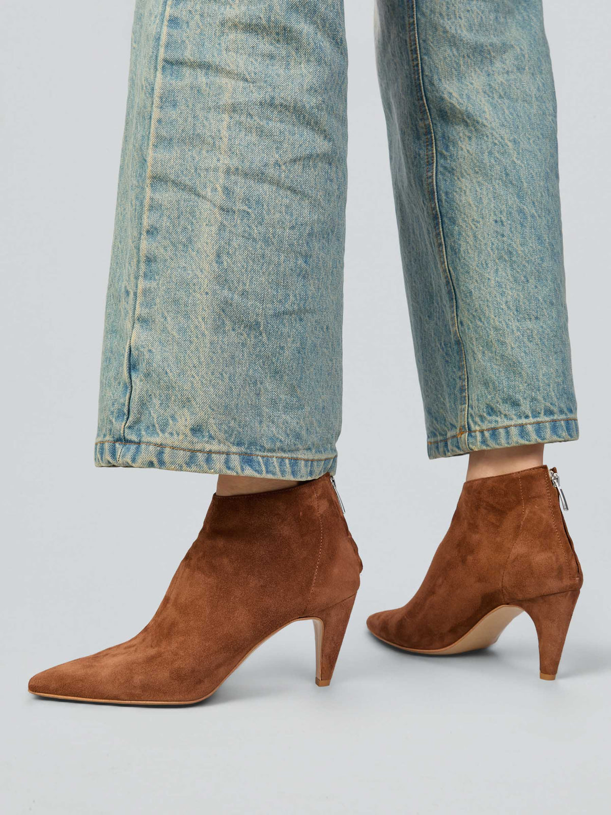 Suede ankle boots