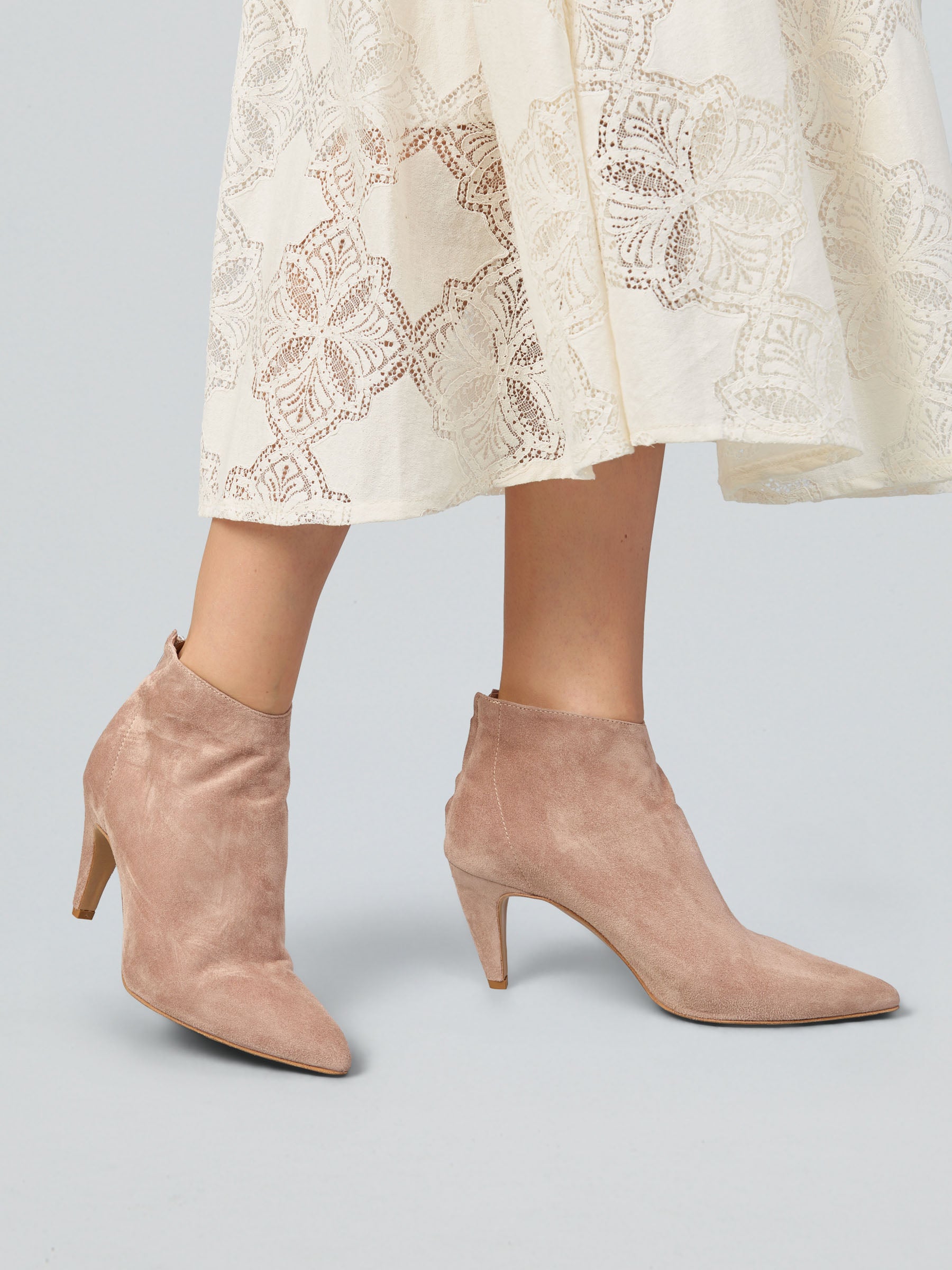 Stiefeletten aus Wildleder