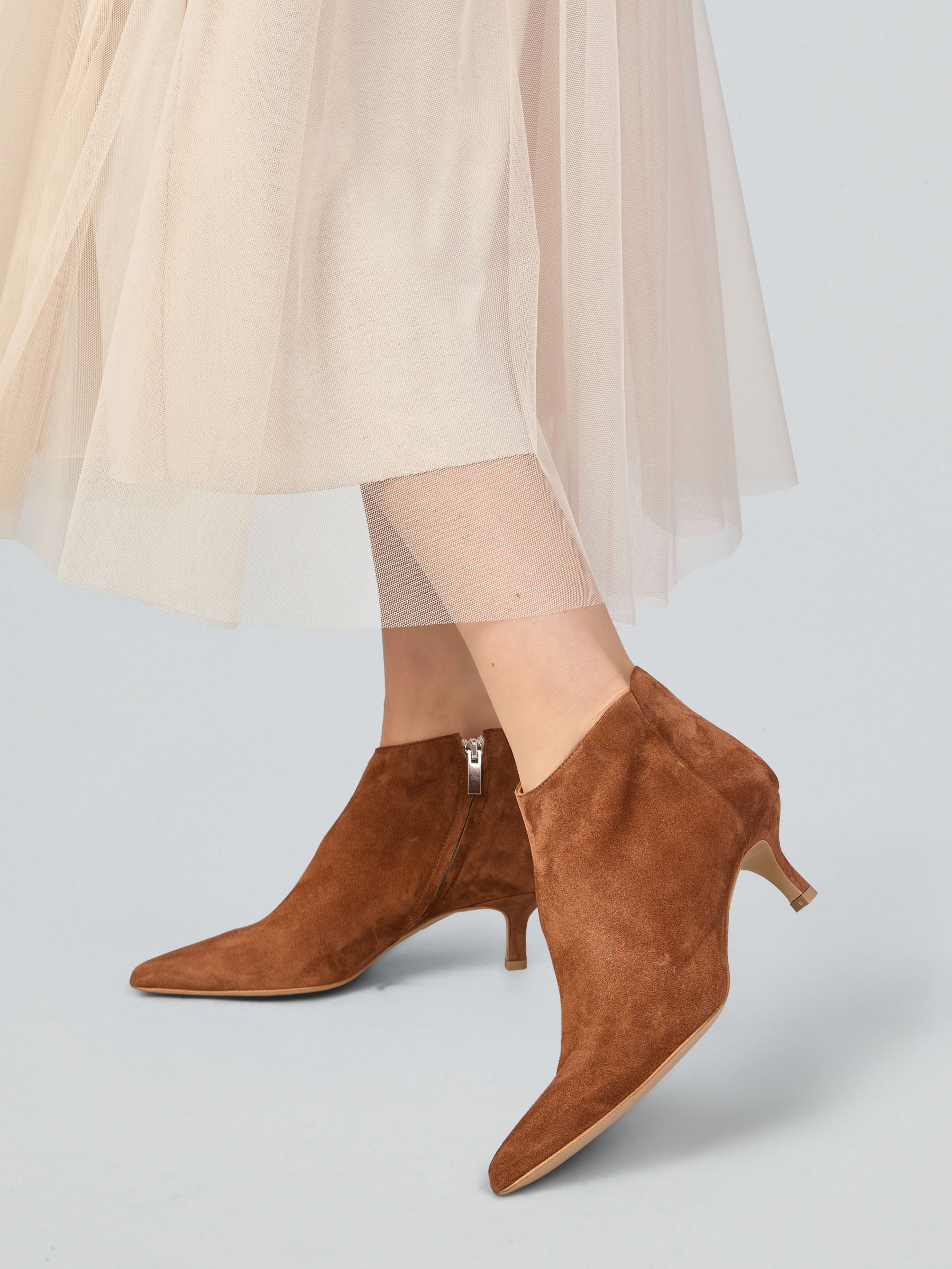 Stiefeletten aus Wildleder