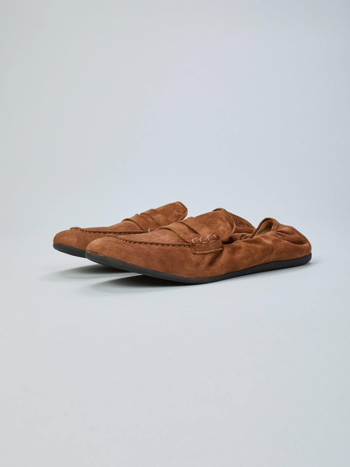 Suede loafers