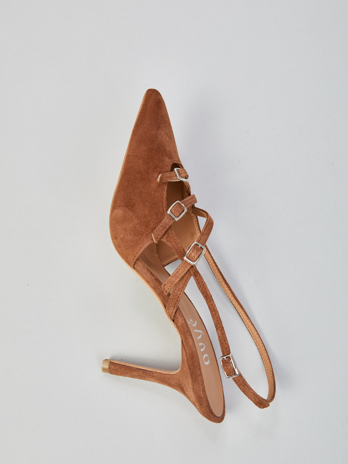 Slingback aus Wildleder