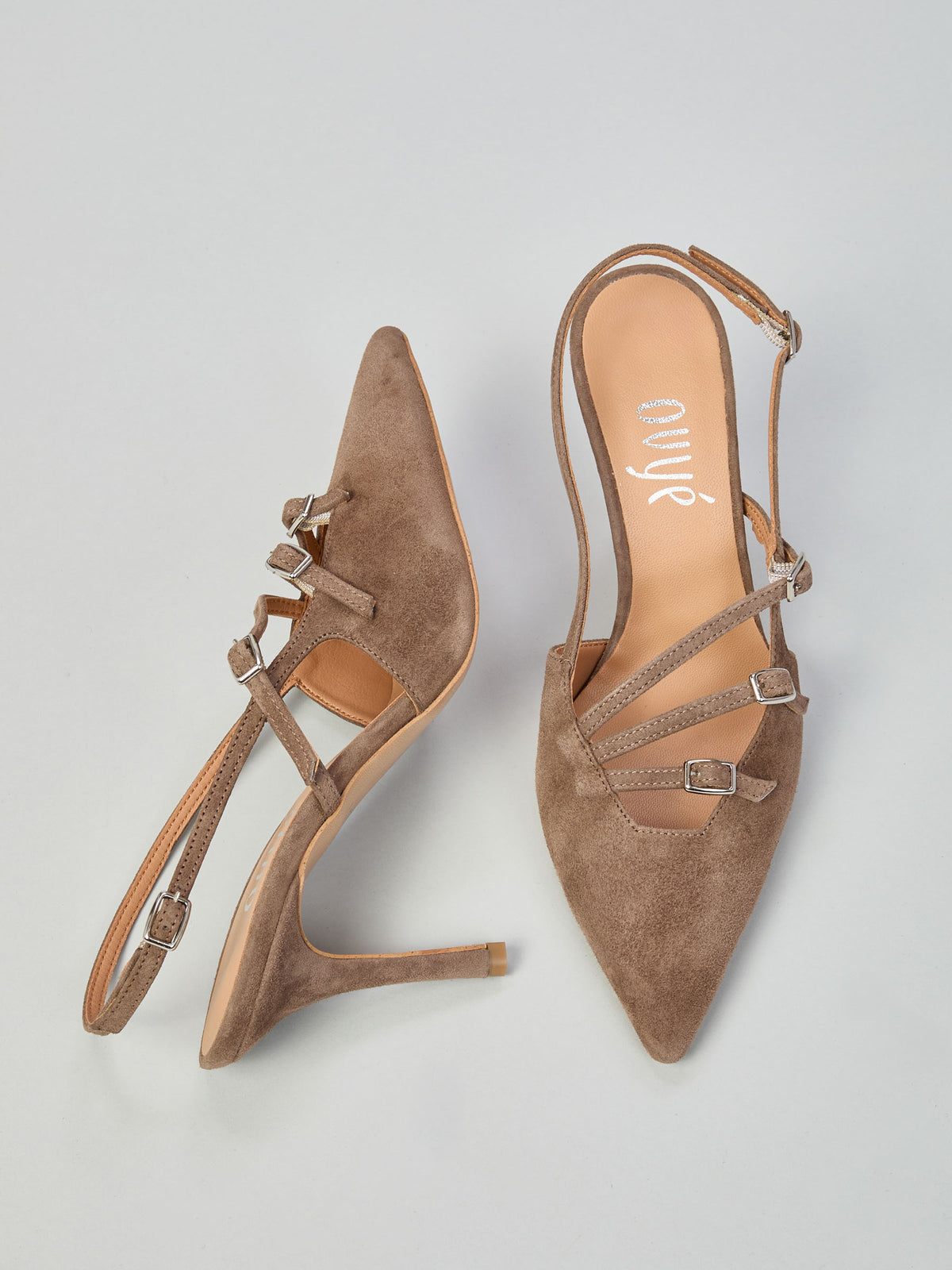 Wildleder-Slingpumps