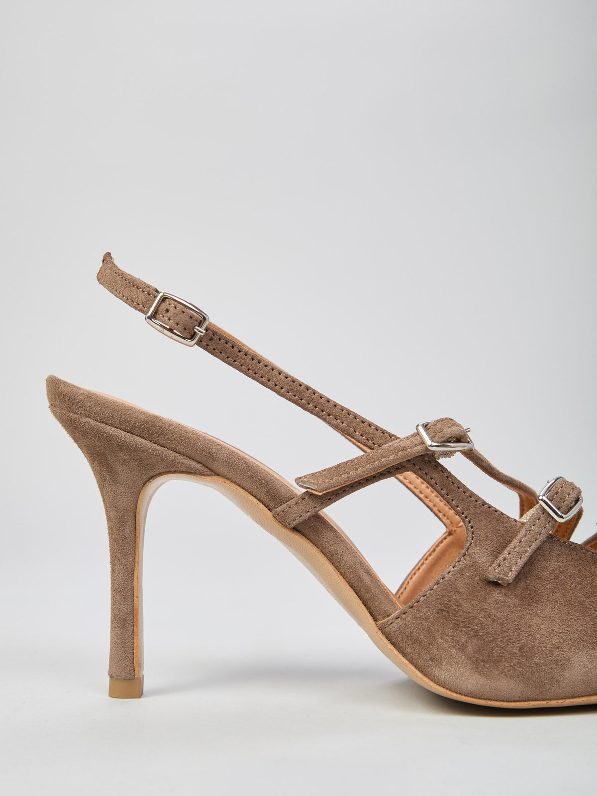 Wildleder-Slingpumps
