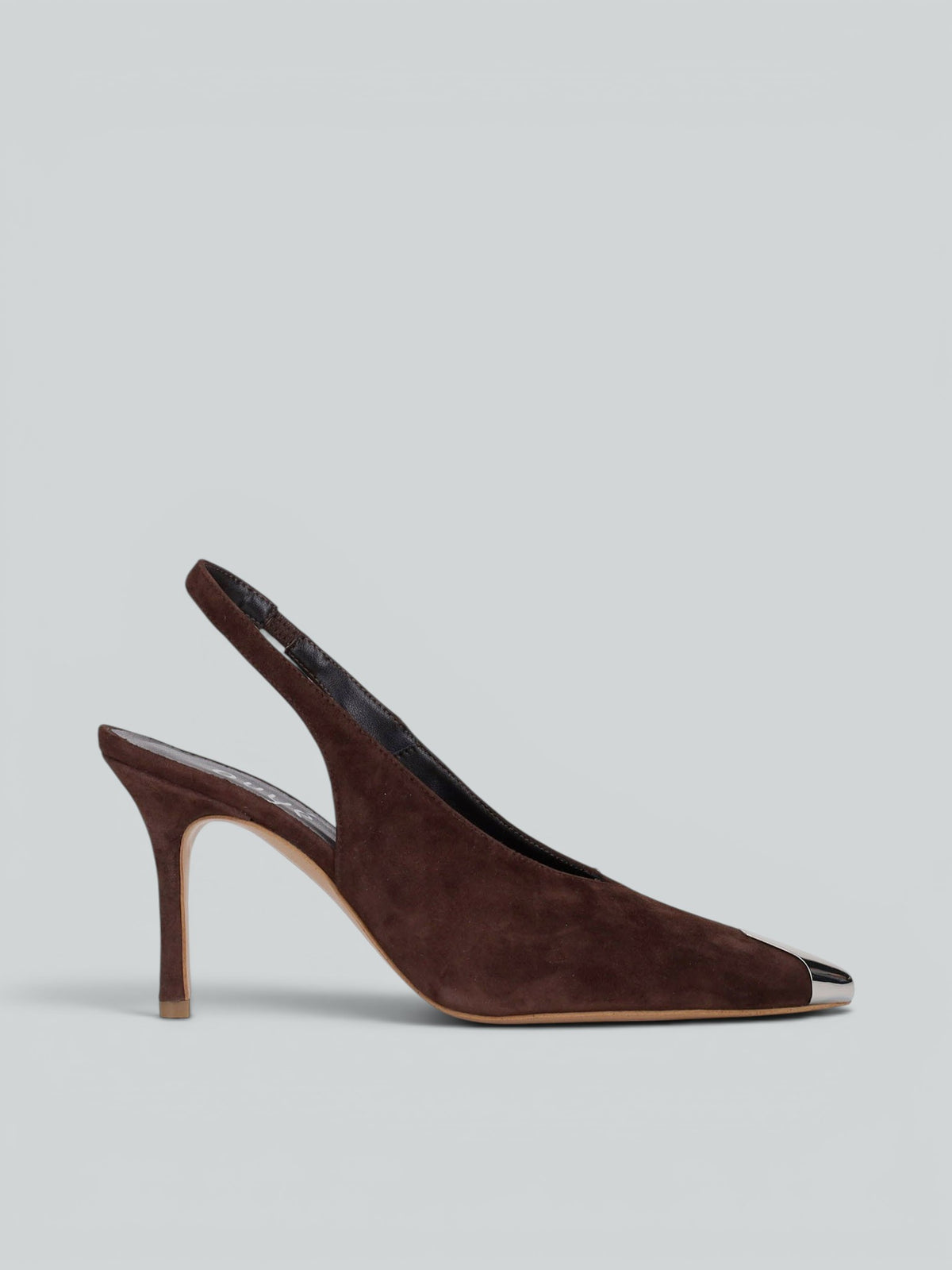 Suede slingback