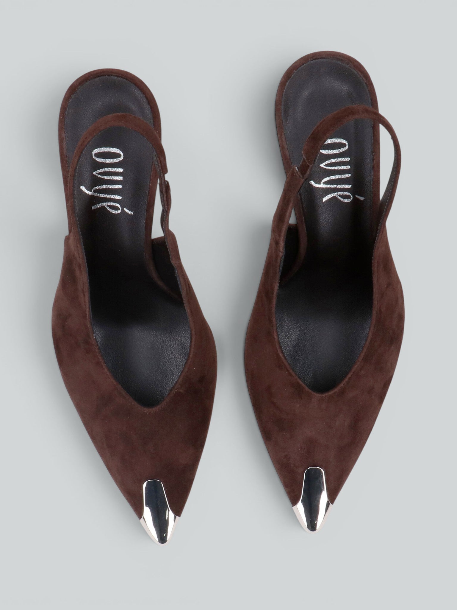 Suede slingback