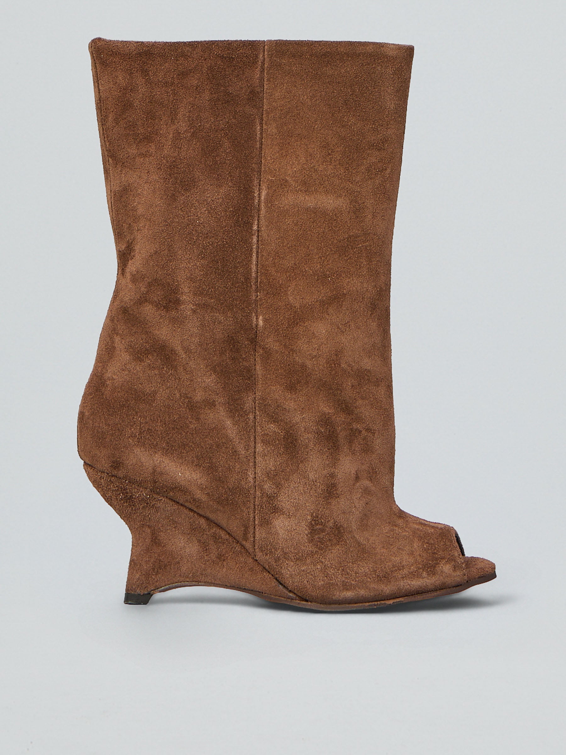 Offener Boot aus Wildleder
