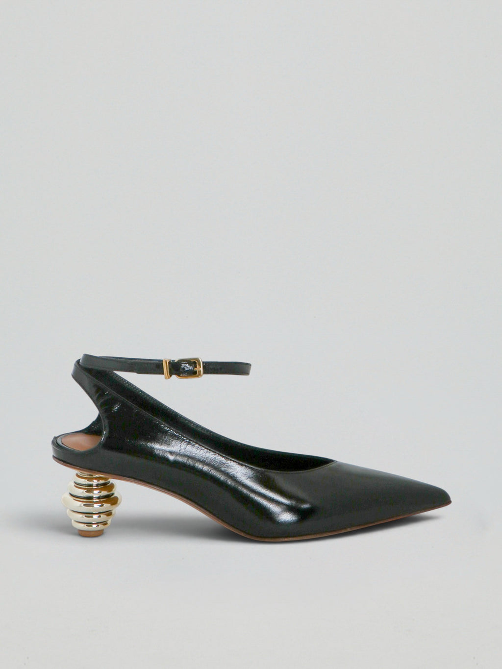 Slingback in pelle