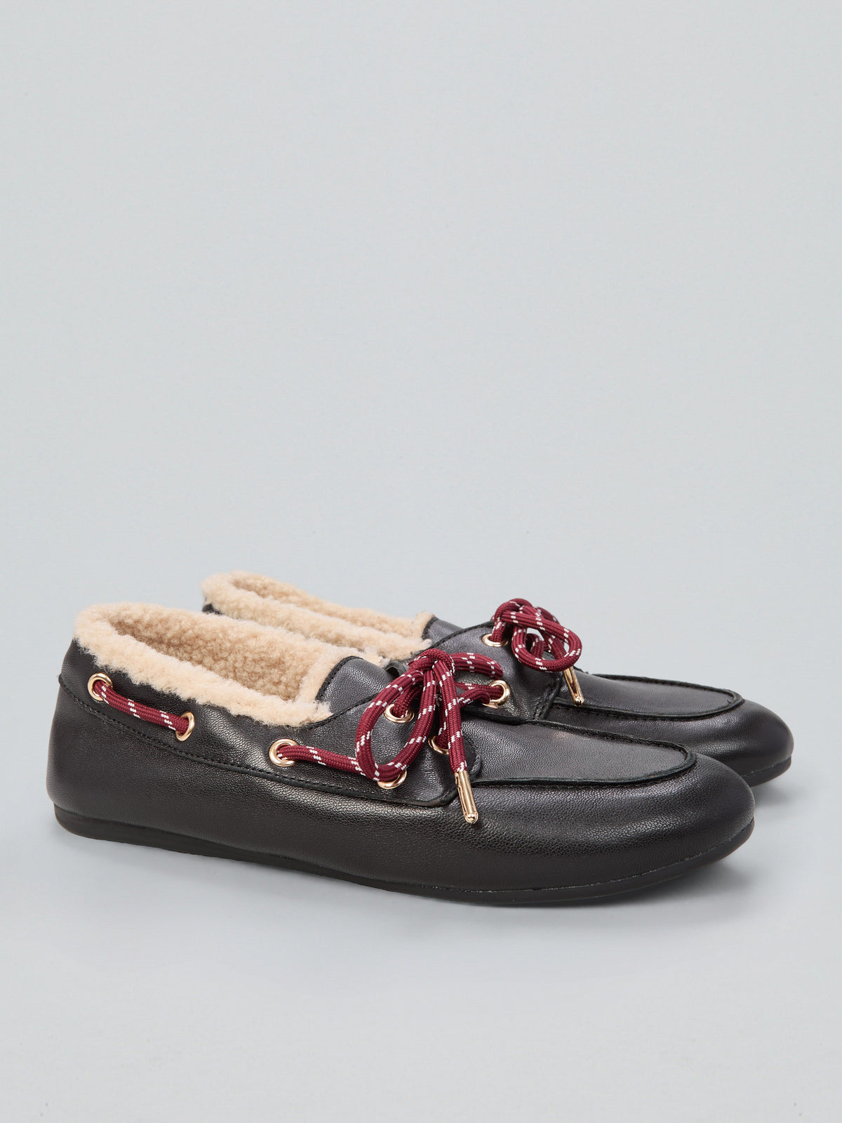 Leather loafers