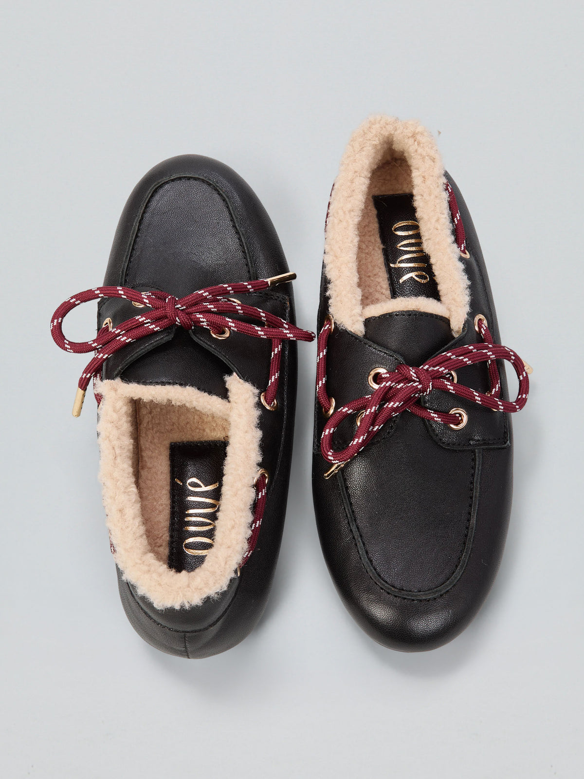 Leather loafers