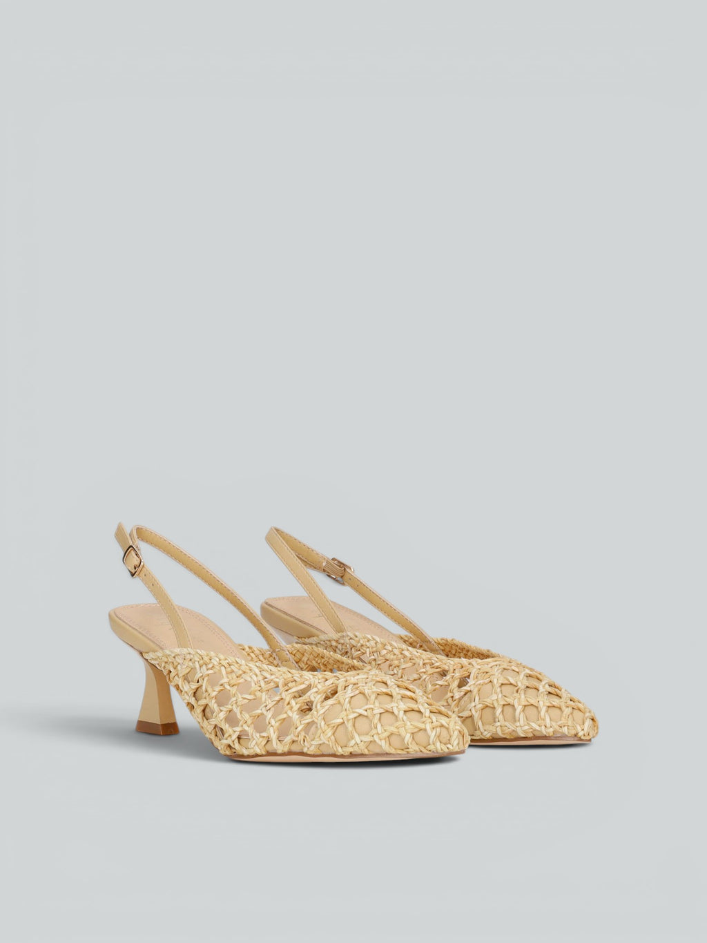 Woven slingback