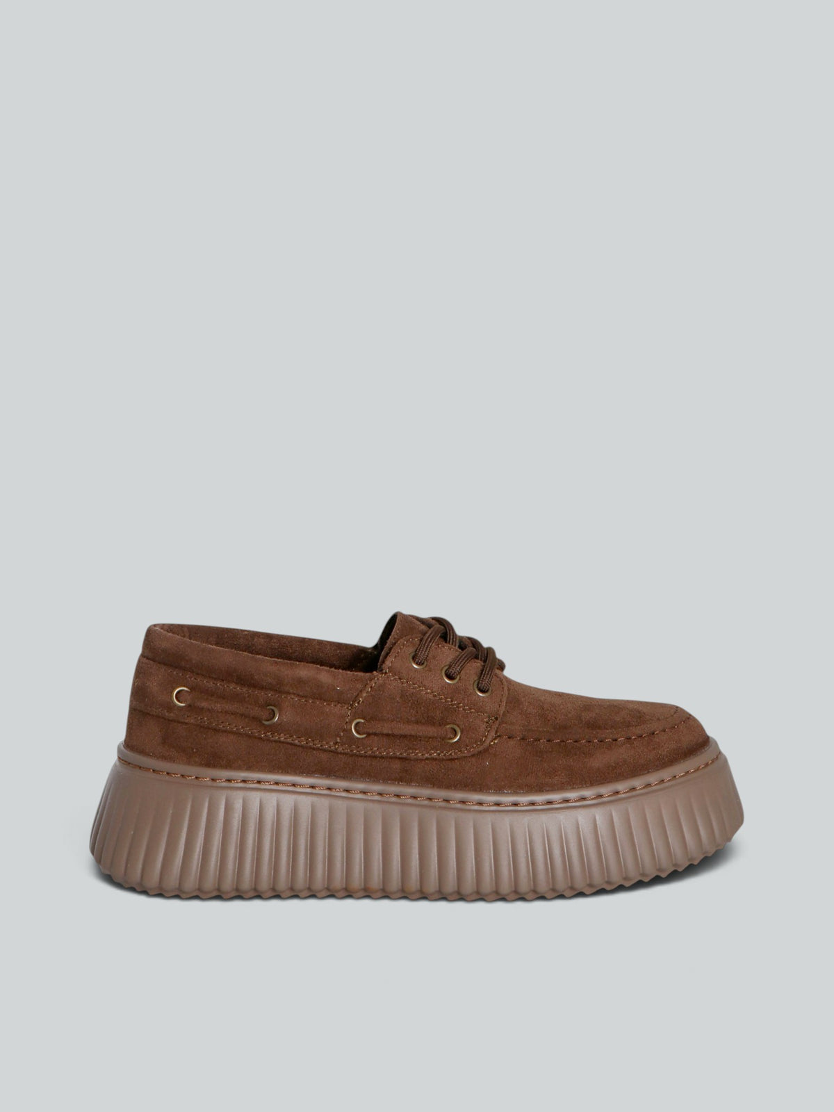 Plateauschnürschuhe