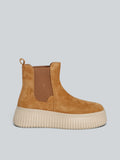 Chelsea boots met plateauzool