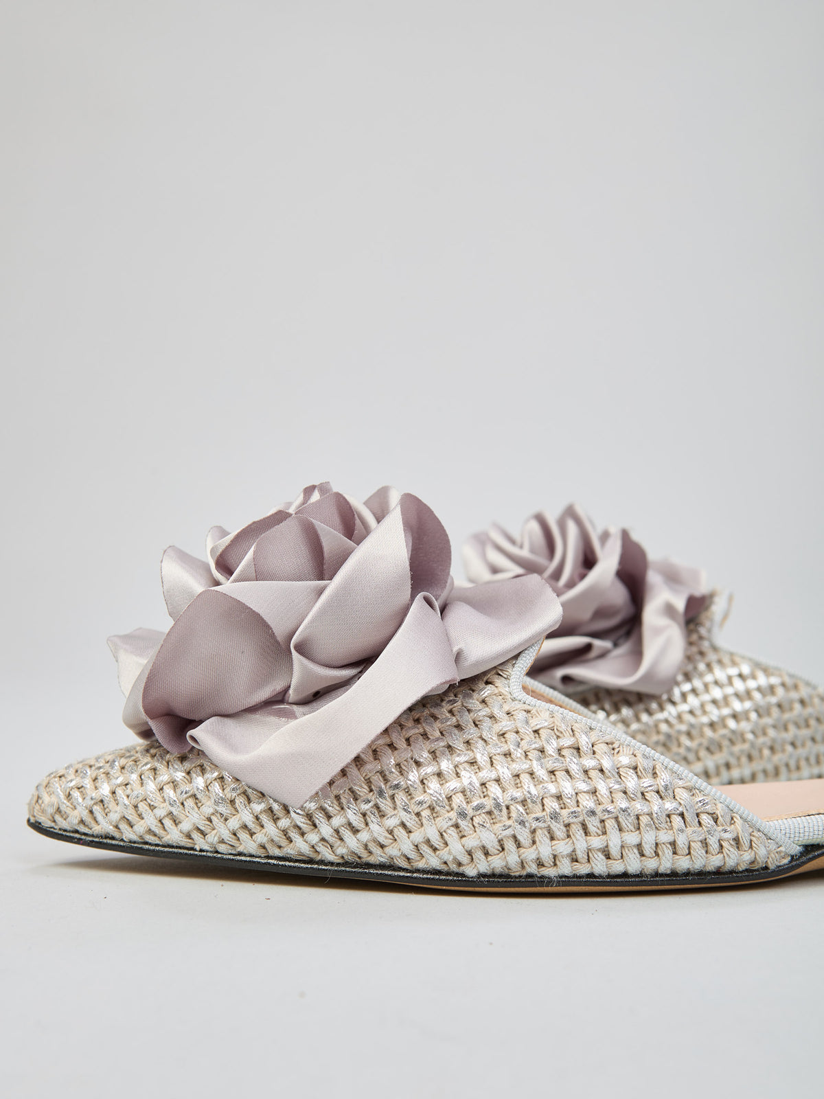 Fabric slingback ballet flats