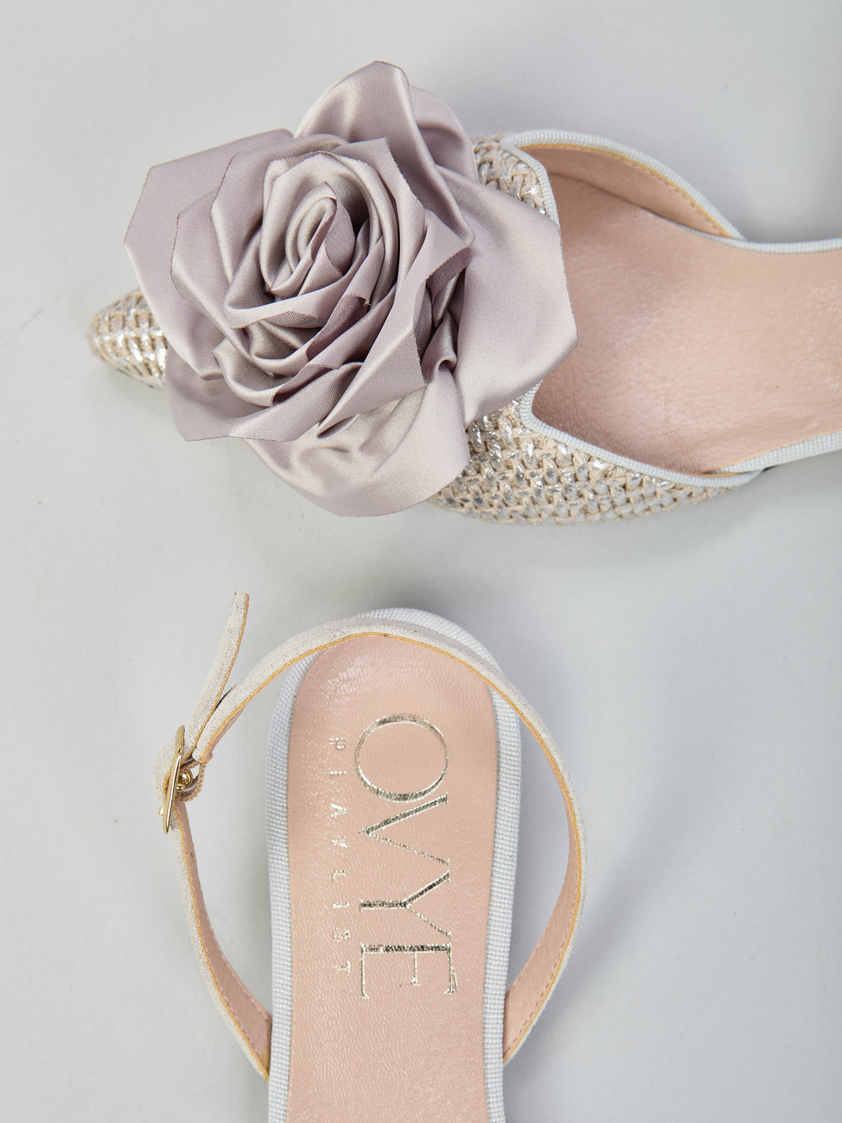 Fabric slingback ballet flats