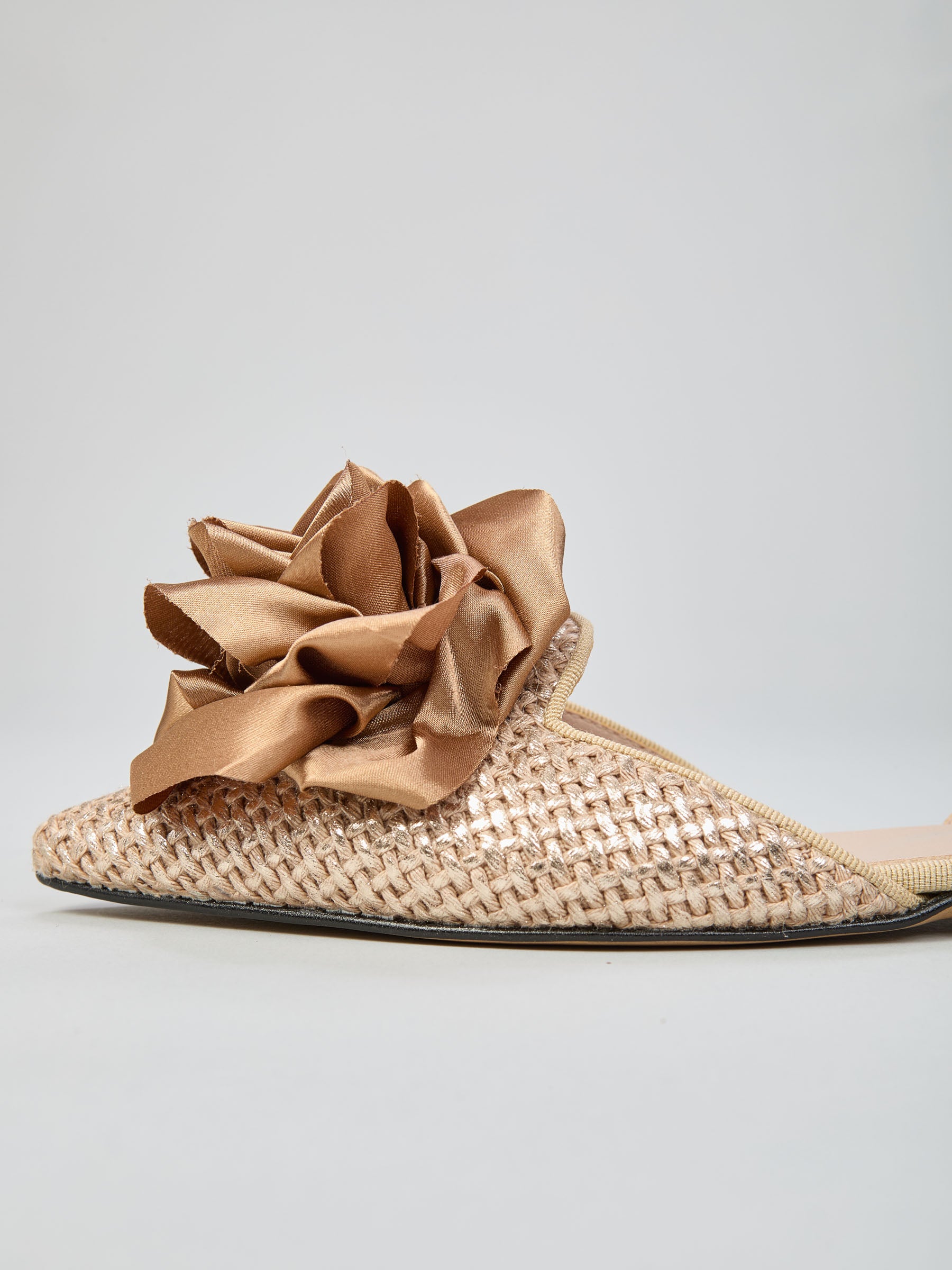 Fabric slingback ballet flats