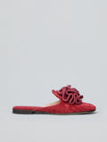 Suede mules
