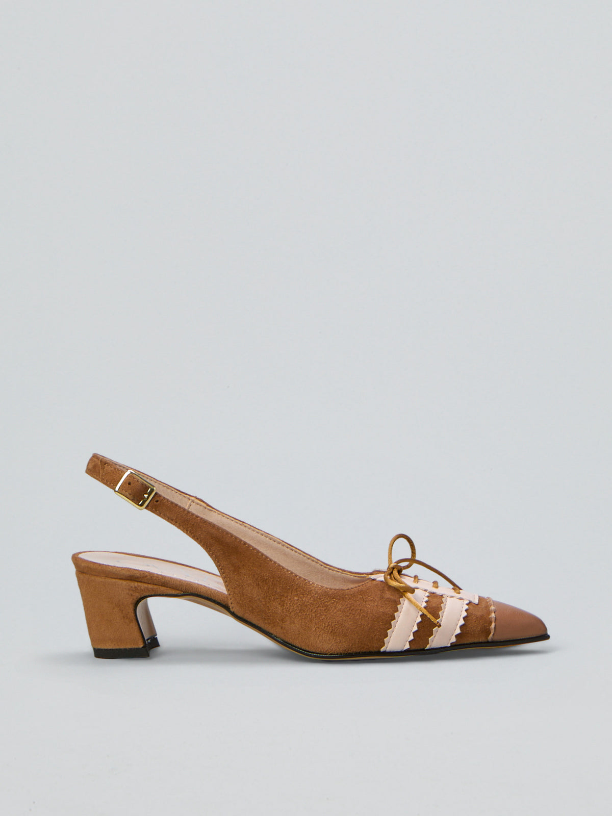 Wildleder-Slingpumps