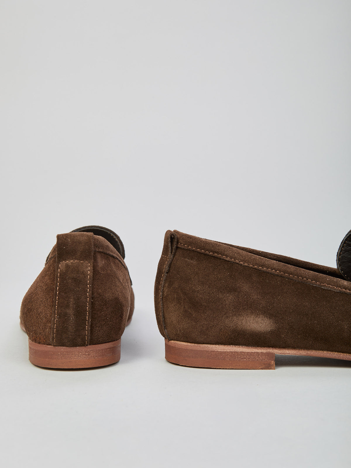Suede loafers