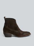 Petites bottes texanes en daim