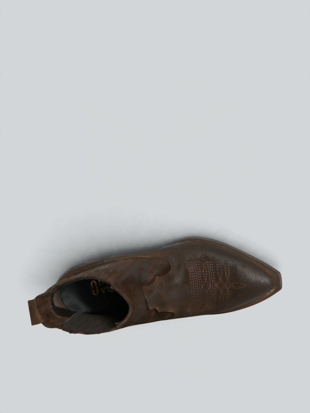 Petites bottes texanes en daim