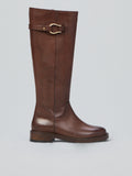 Leather boots